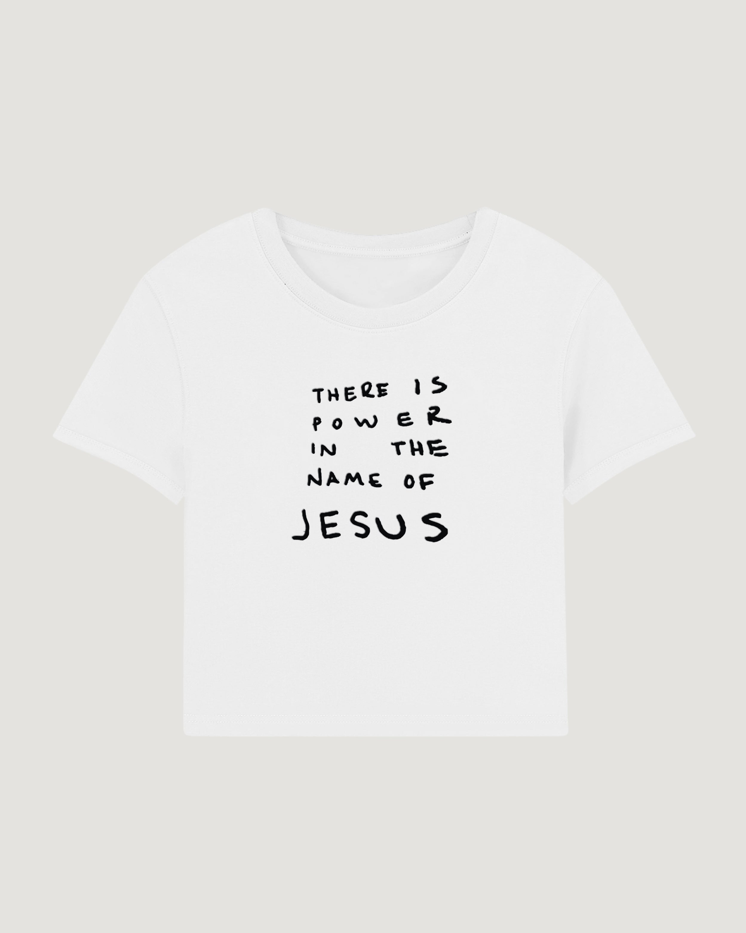 POWER IN JESUS CROPTOP - COMMANDMENTS