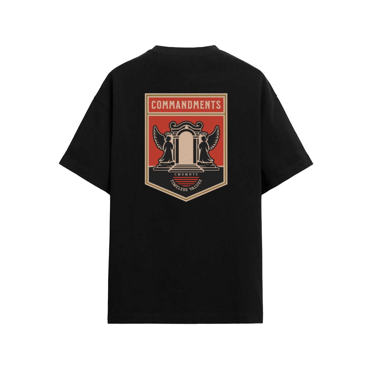 COMMANDMENTS SHIELD T-SHIRT - COMMANDMENTS