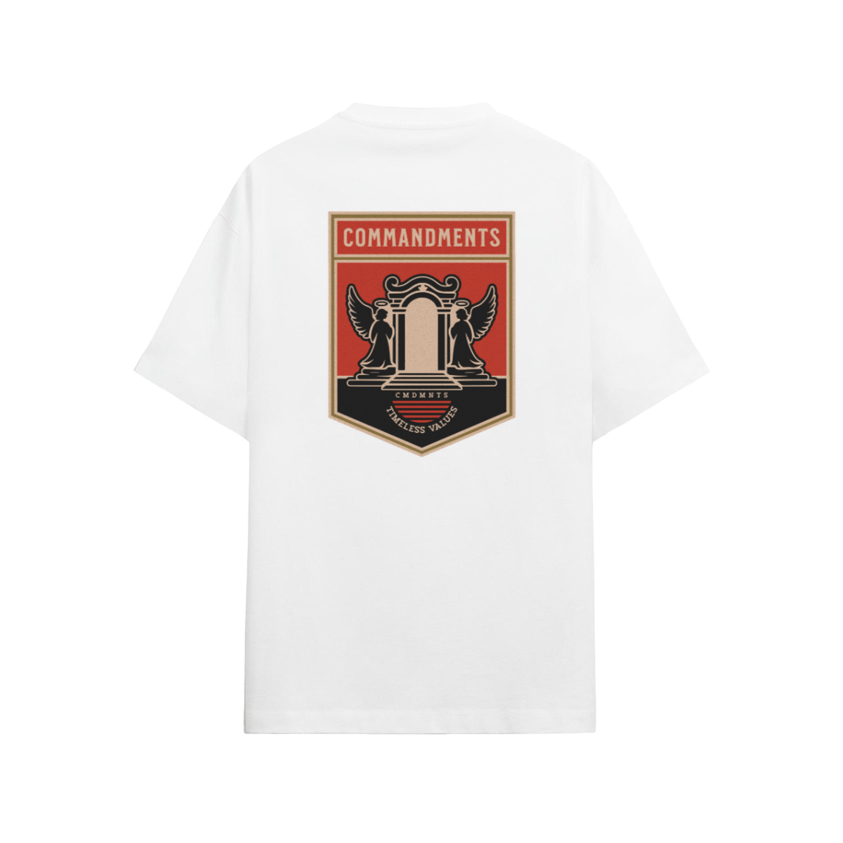 COMMANDMENTS SHIELD T-SHIRT - COMMANDMENTS