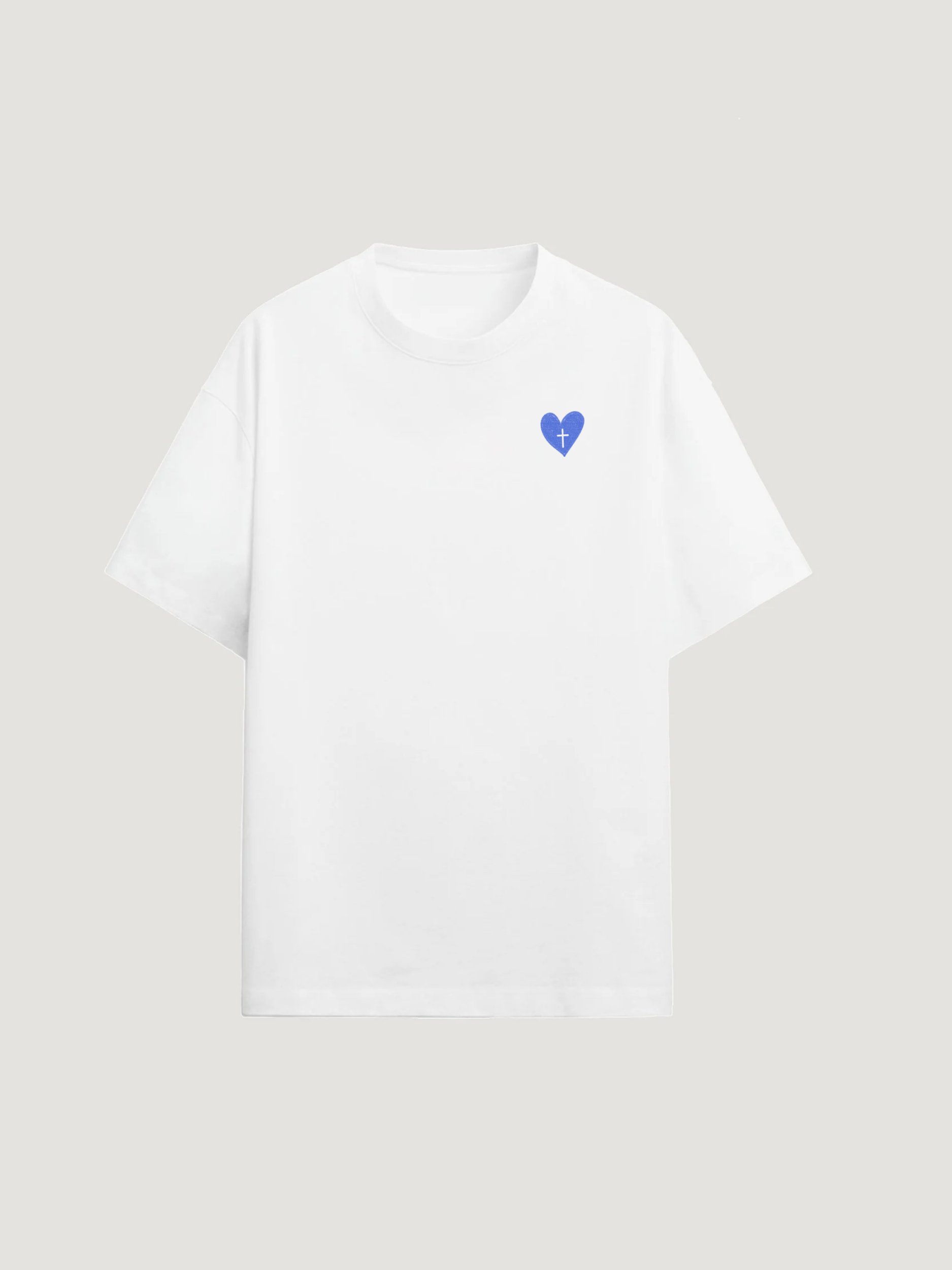 HEART CROSS T-SHIRT - COMMANDMENTS