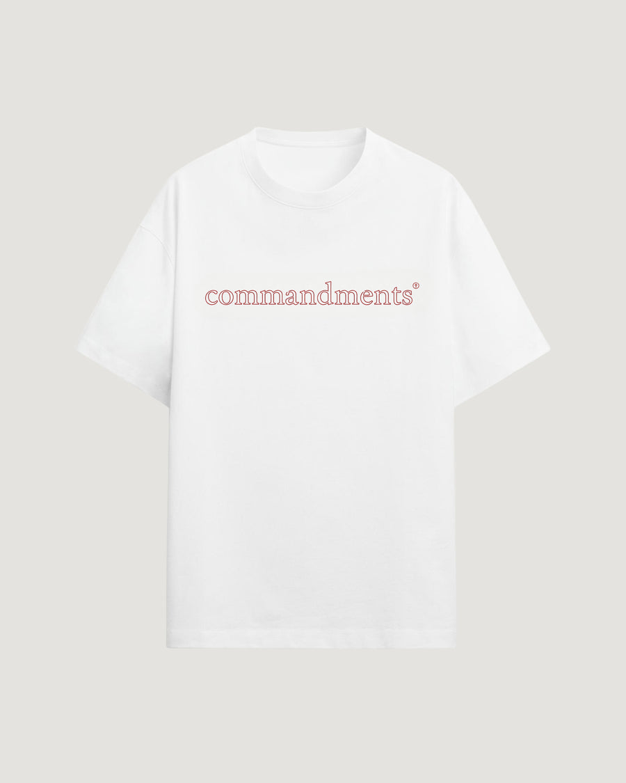 COMMANDMENTS LINE T-SHIRT