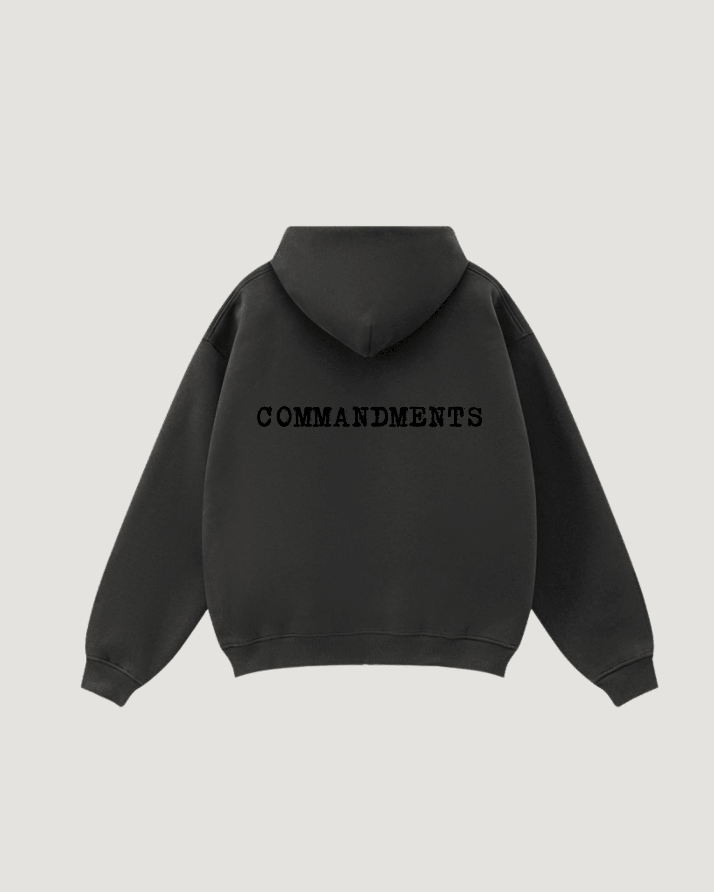 C - 10 HOODIE - COMMANDMENTS