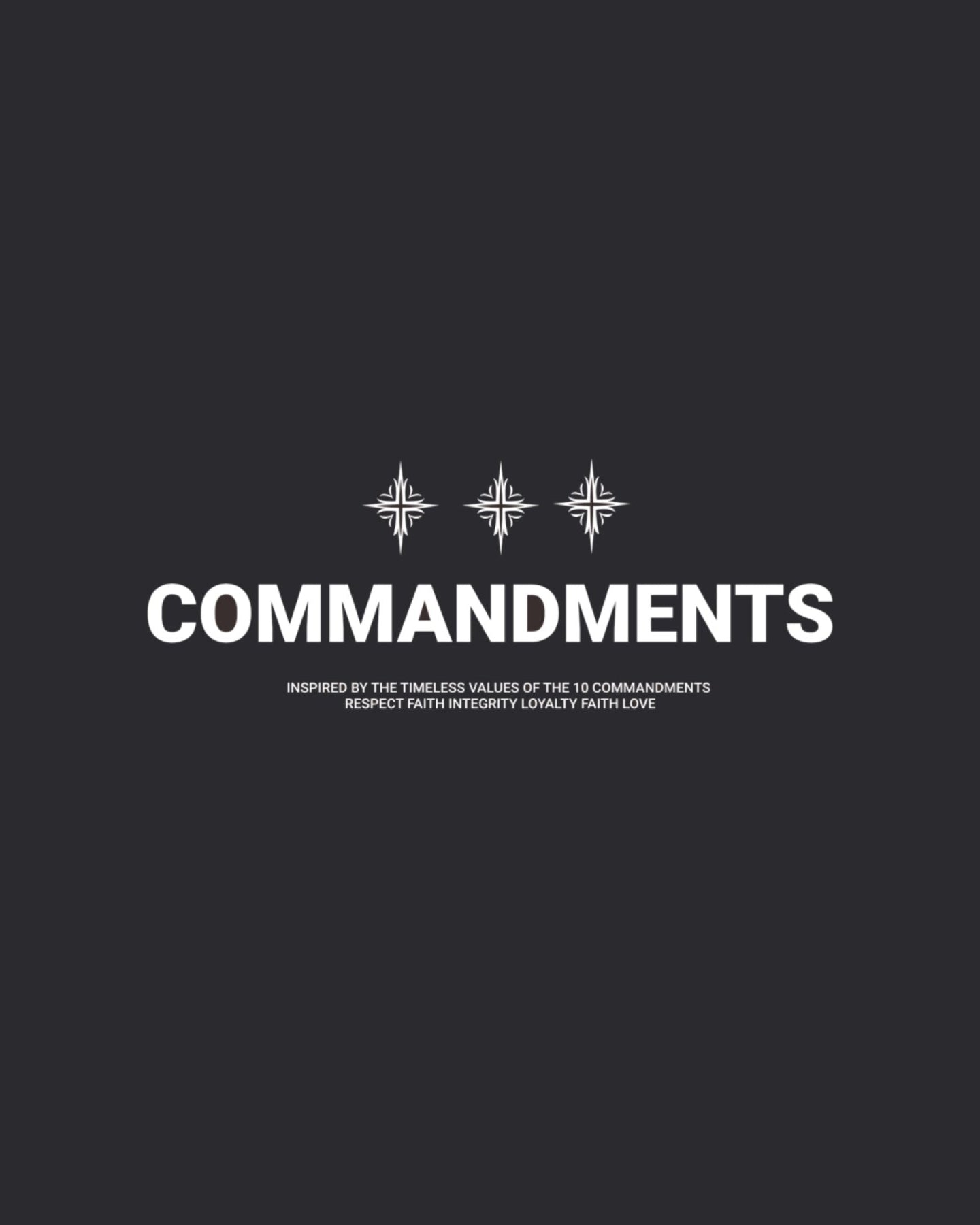 COMMANDMENTS HOODIE - COMMANDMENTS