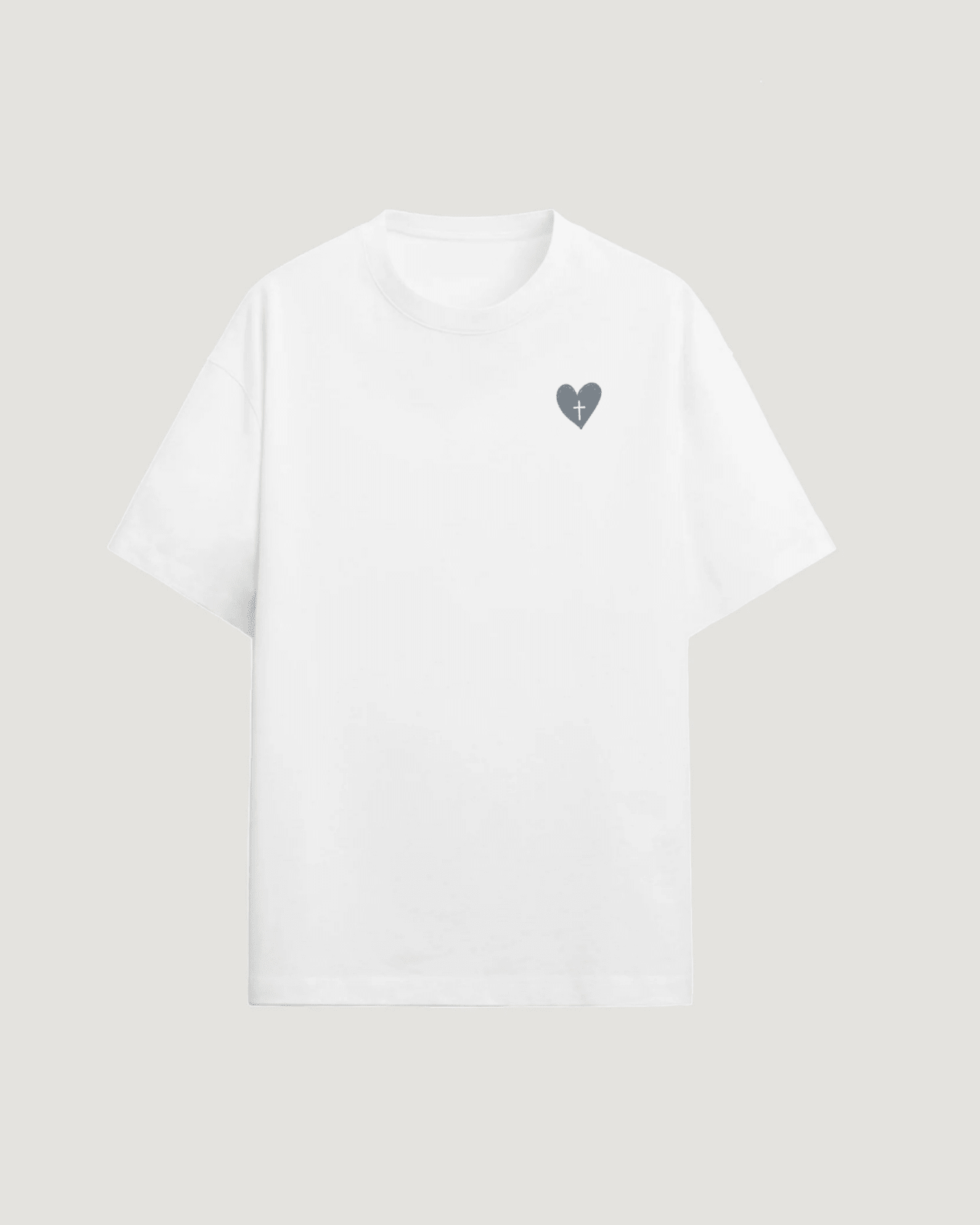 HEART CROSS T - SHIRT - COMMANDMENTS