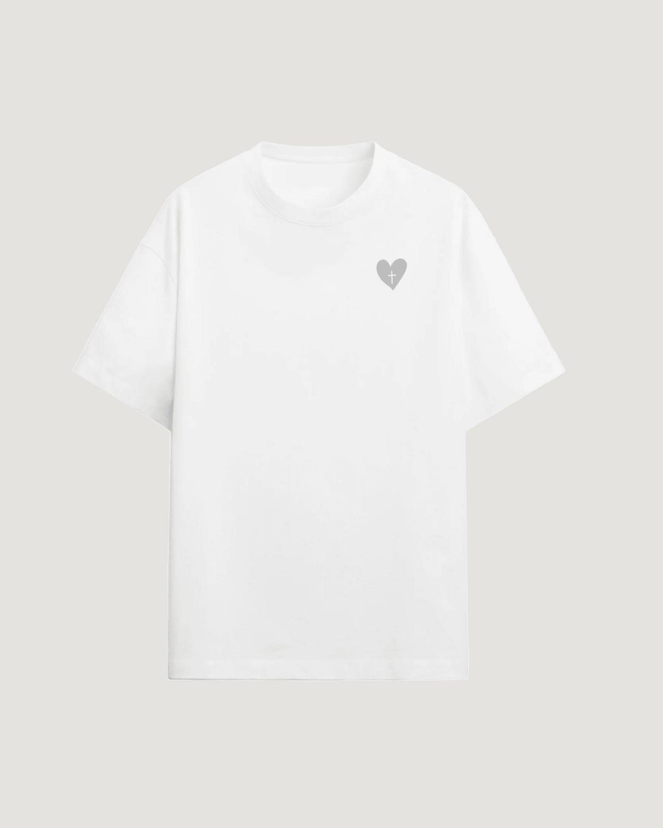 HEART CROSS T - SHIRT - COMMANDMENTS
