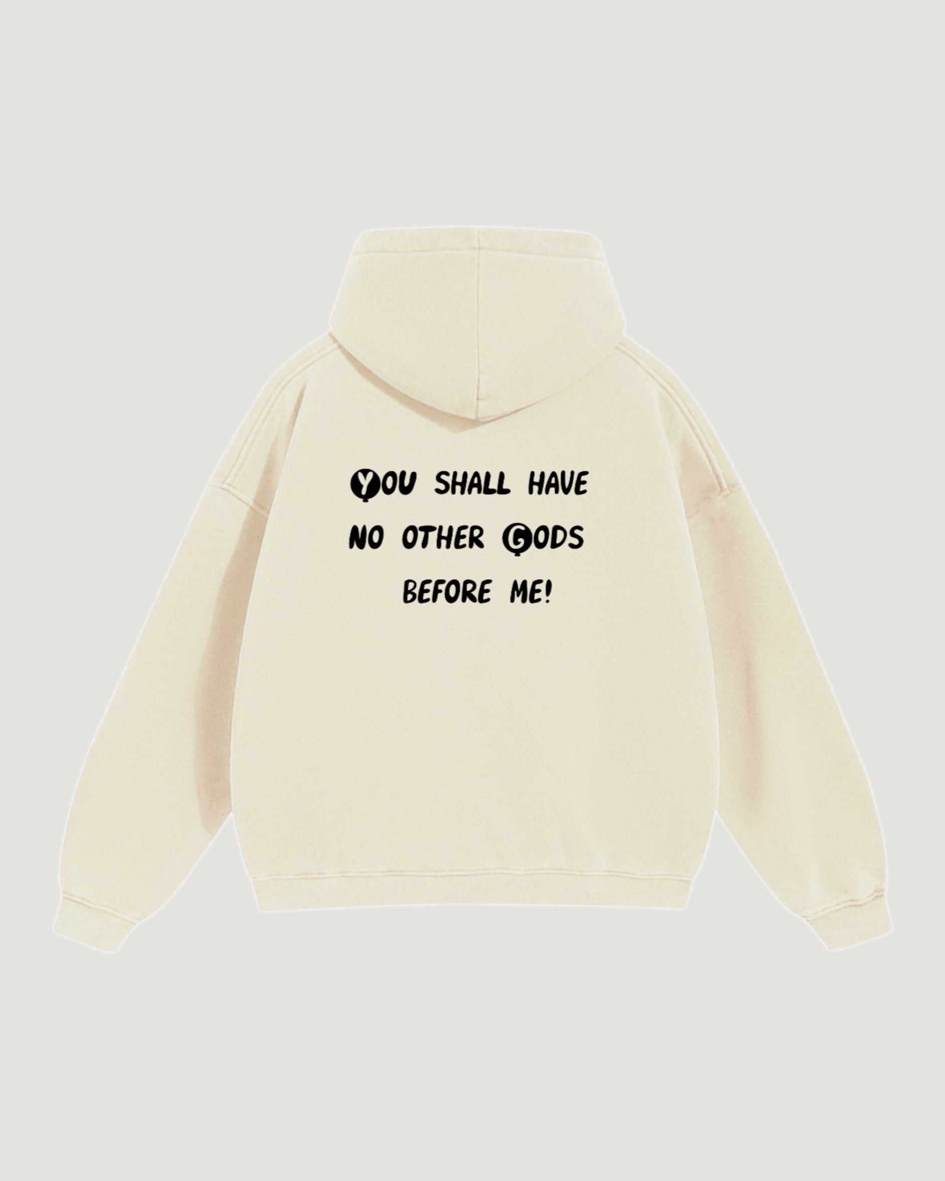 NO OTHER GODS HOODIE - COMMANDMENTS