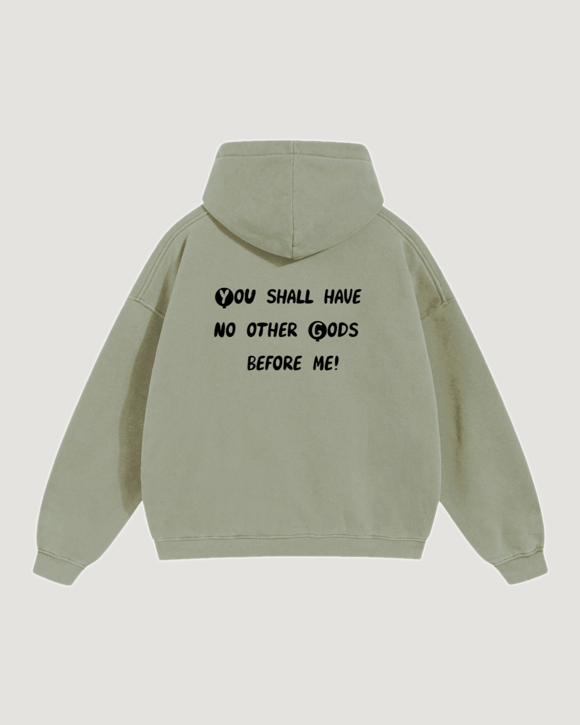 NO OTHER GODS HOODIE - COMMANDMENTS