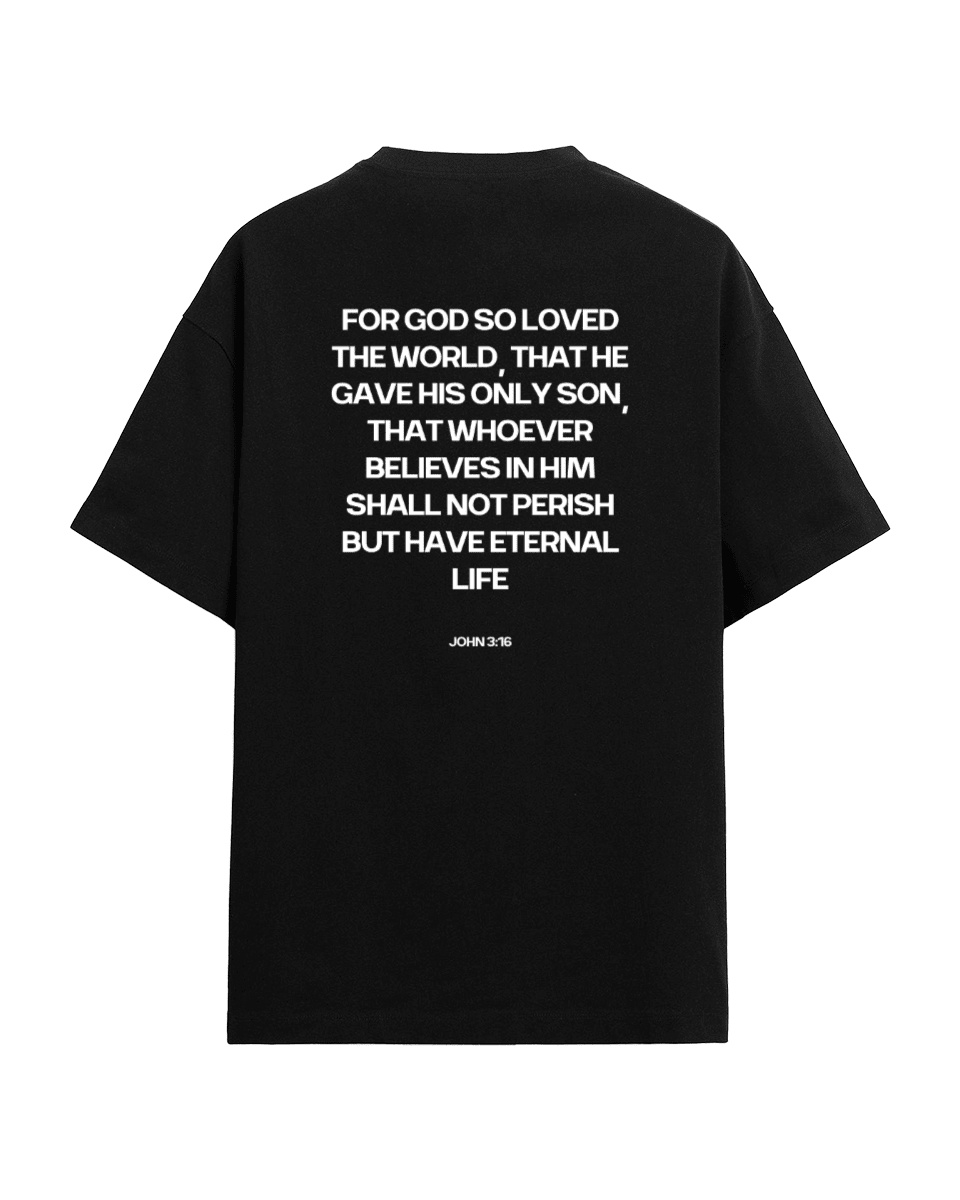 JOHN 3:16 T - SHIRT - COMMANDMENTS