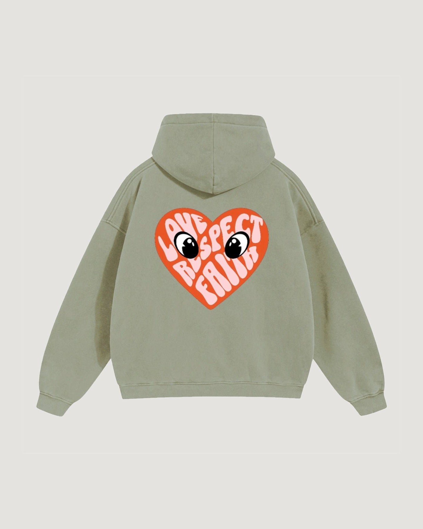 LOVE RESPECT HEART HOODIE - COMMANDMENTS