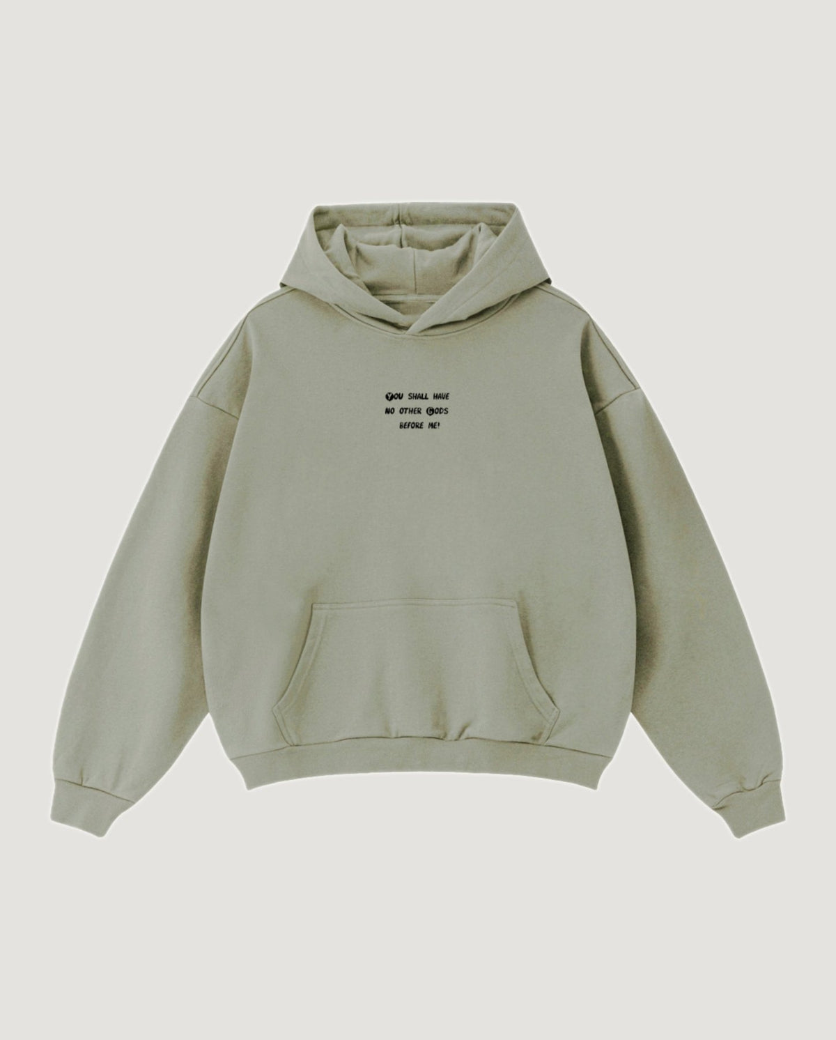 NO OTHER GODS HOODIE - COMMANDMENTS