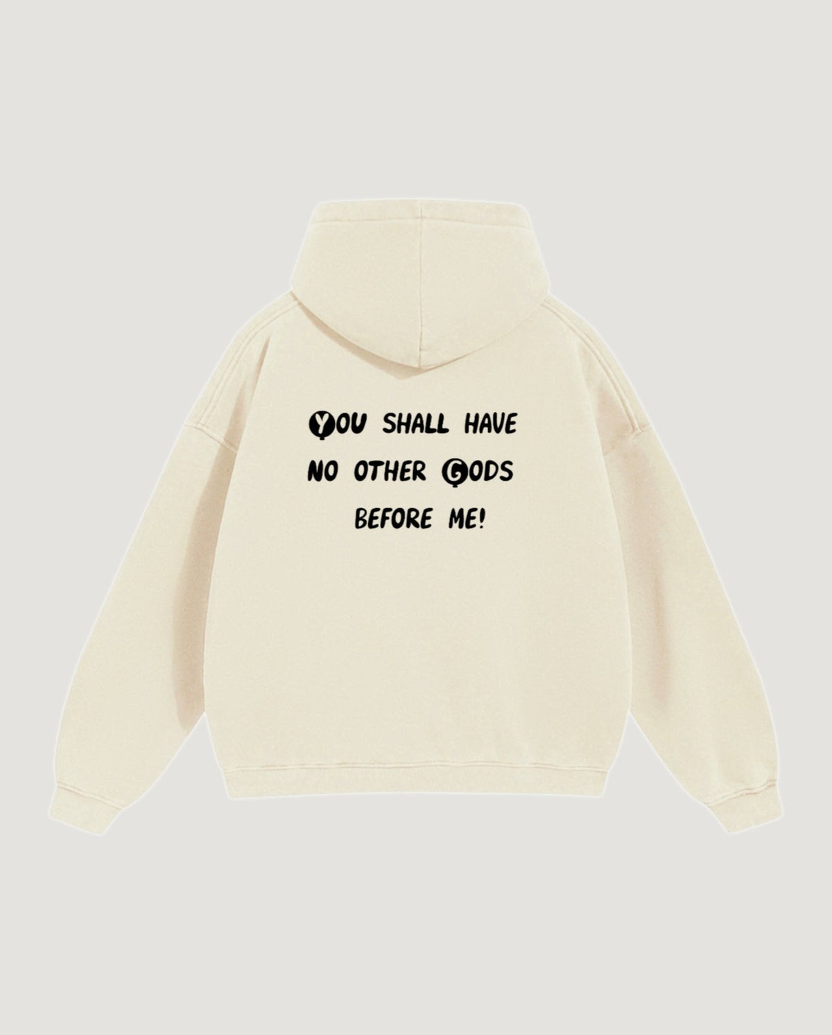 NO OTHER GODS HOODIE - COMMANDMENTS
