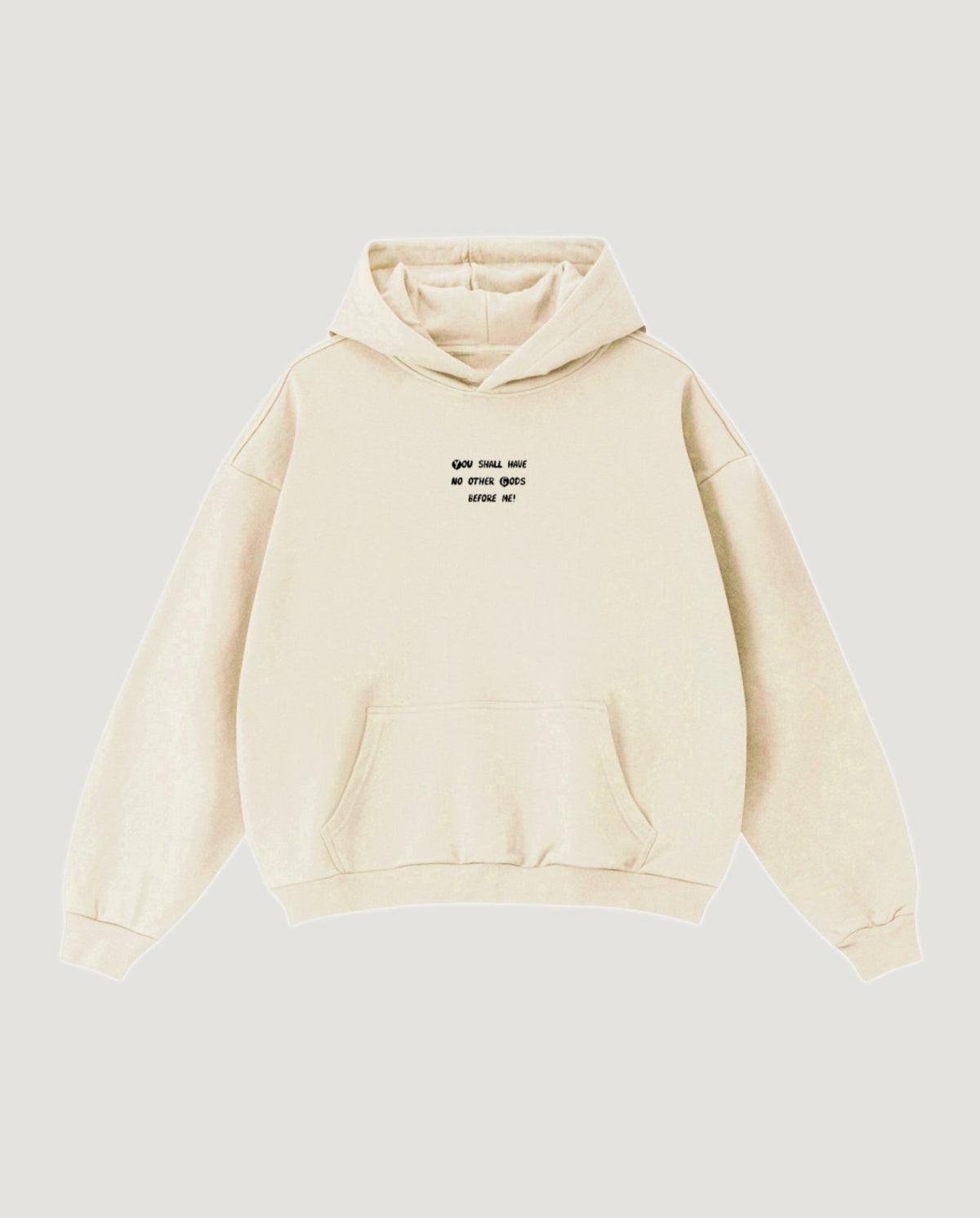 NO OTHER GODS HOODIE - COMMANDMENTS