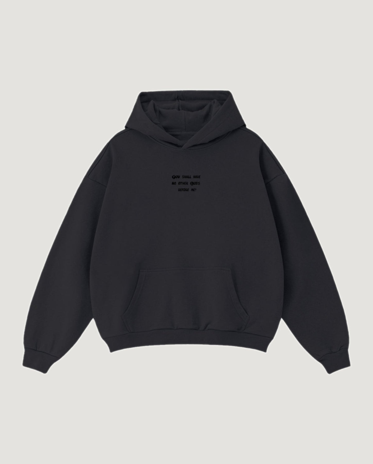 NO OTHER GODS HOODIE - COMMANDMENTS