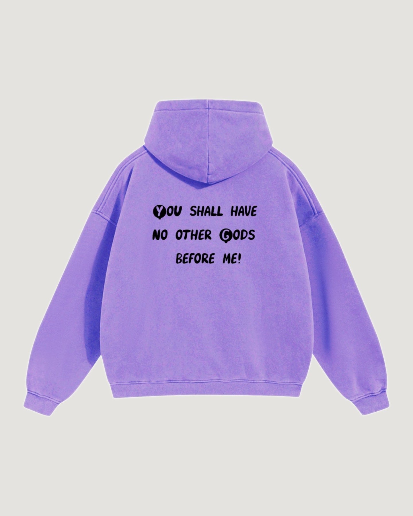 NO OTHER GODS HOODIE - COMMANDMENTS