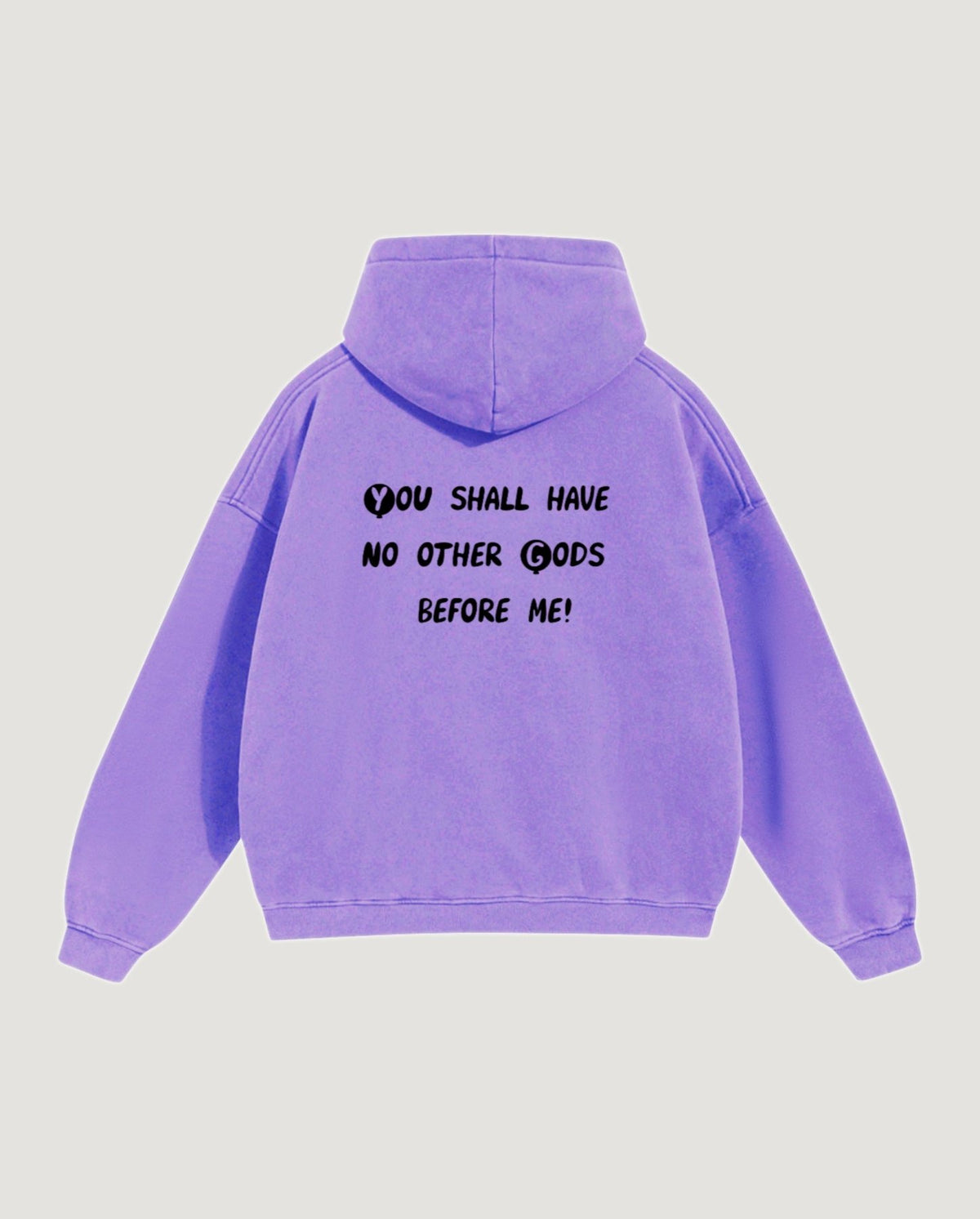 NO OTHER GODS HOODIE - COMMANDMENTS