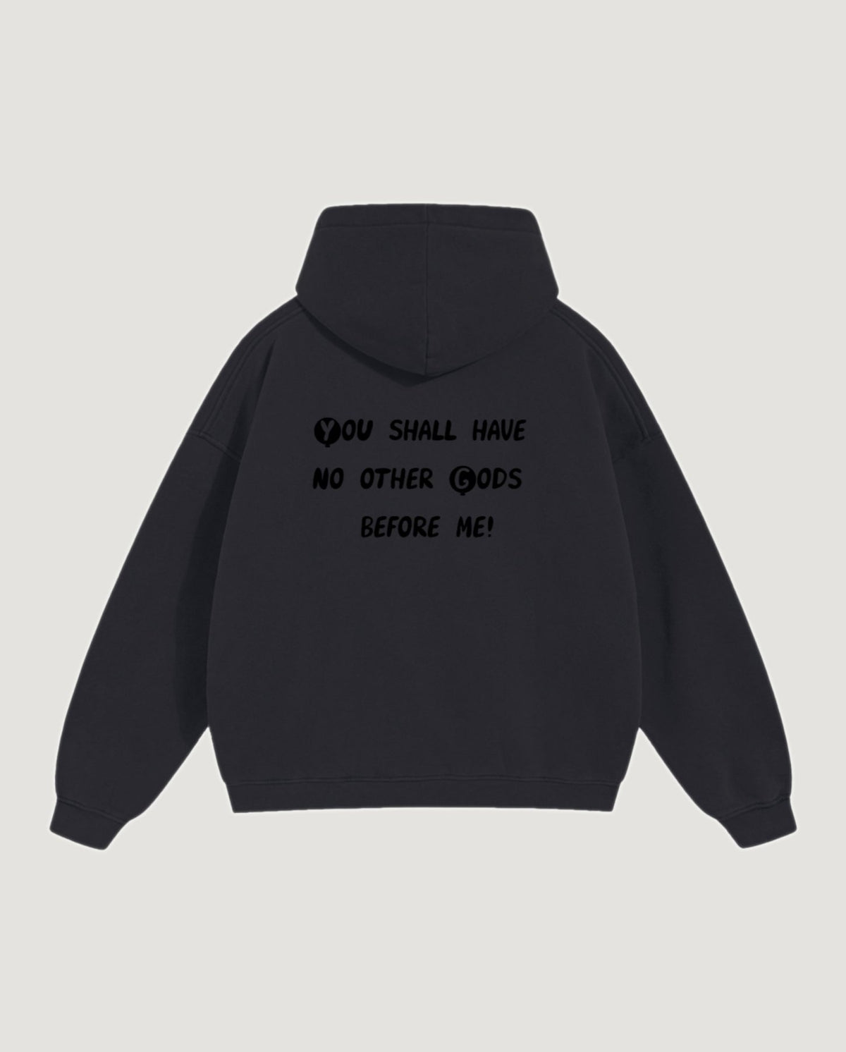 NO OTHER GODS HOODIE - COMMANDMENTS