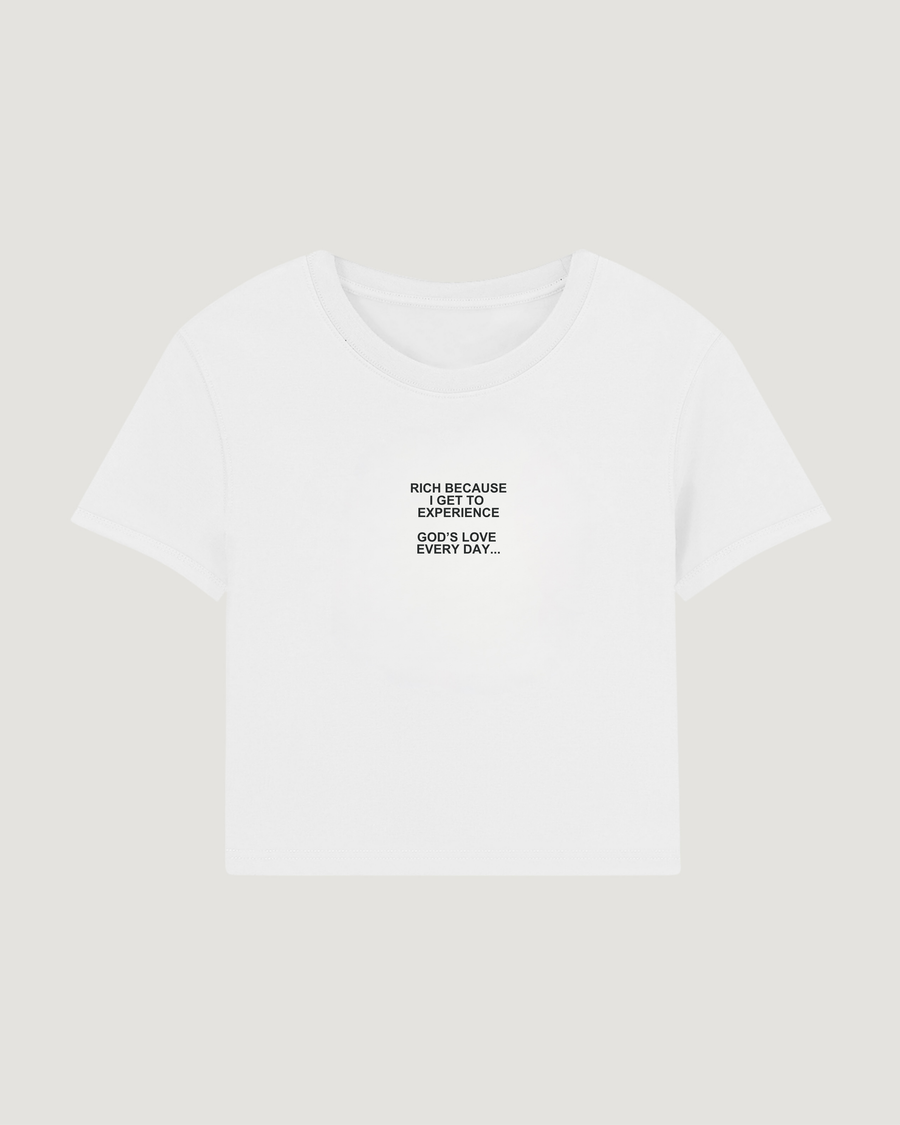 RICH GOD'S LOVE CROP TOP