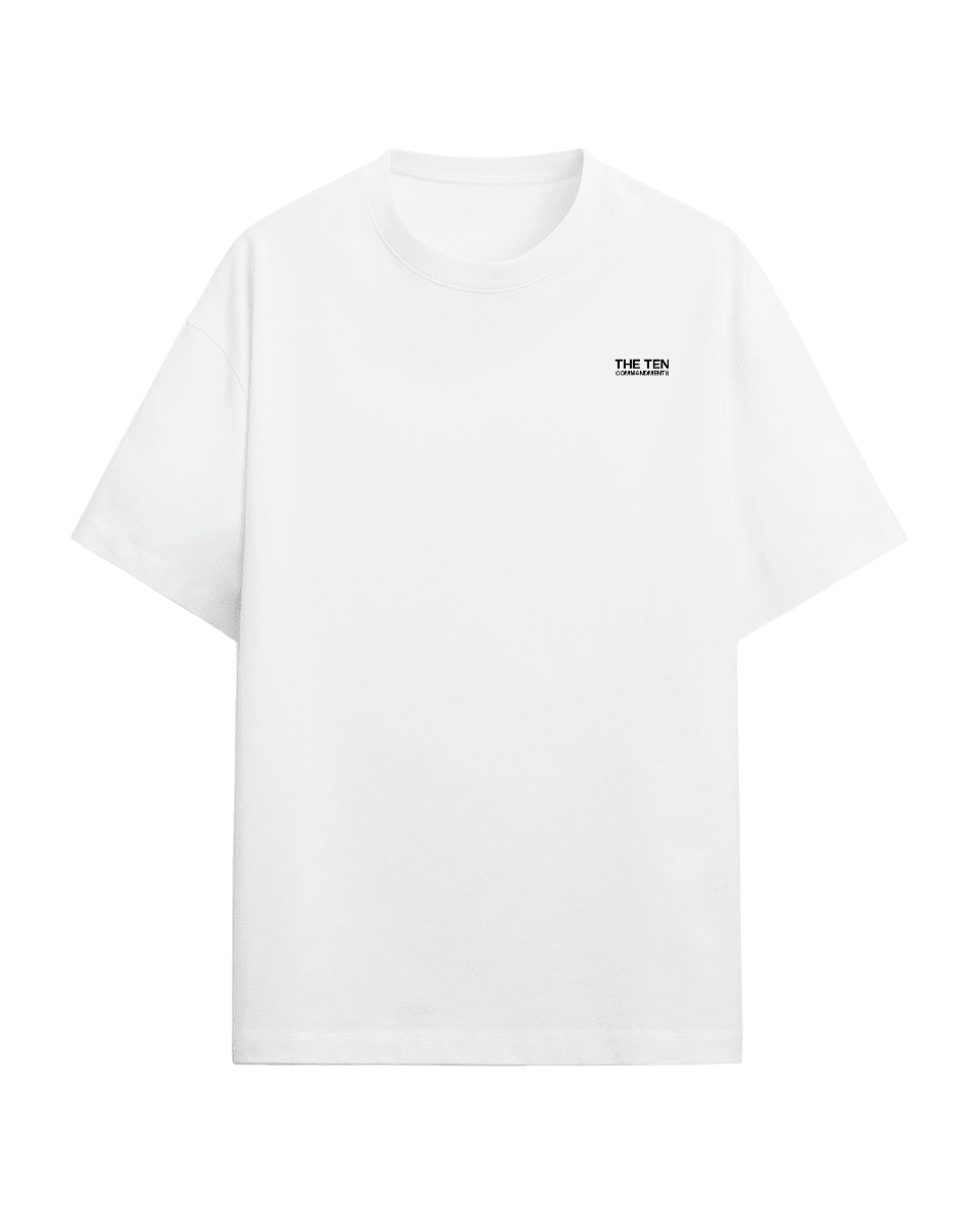 SEAT AT TABLE T - SHIRT - COMMANDMENTS