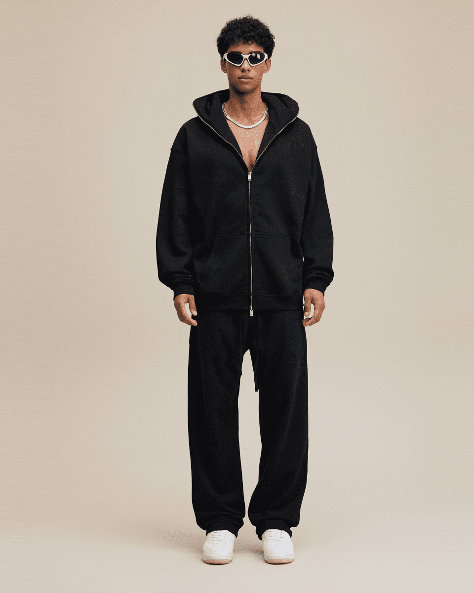 TEN COMMANDMENTS FACE MASK HOODIE - COMMANDMENTS
