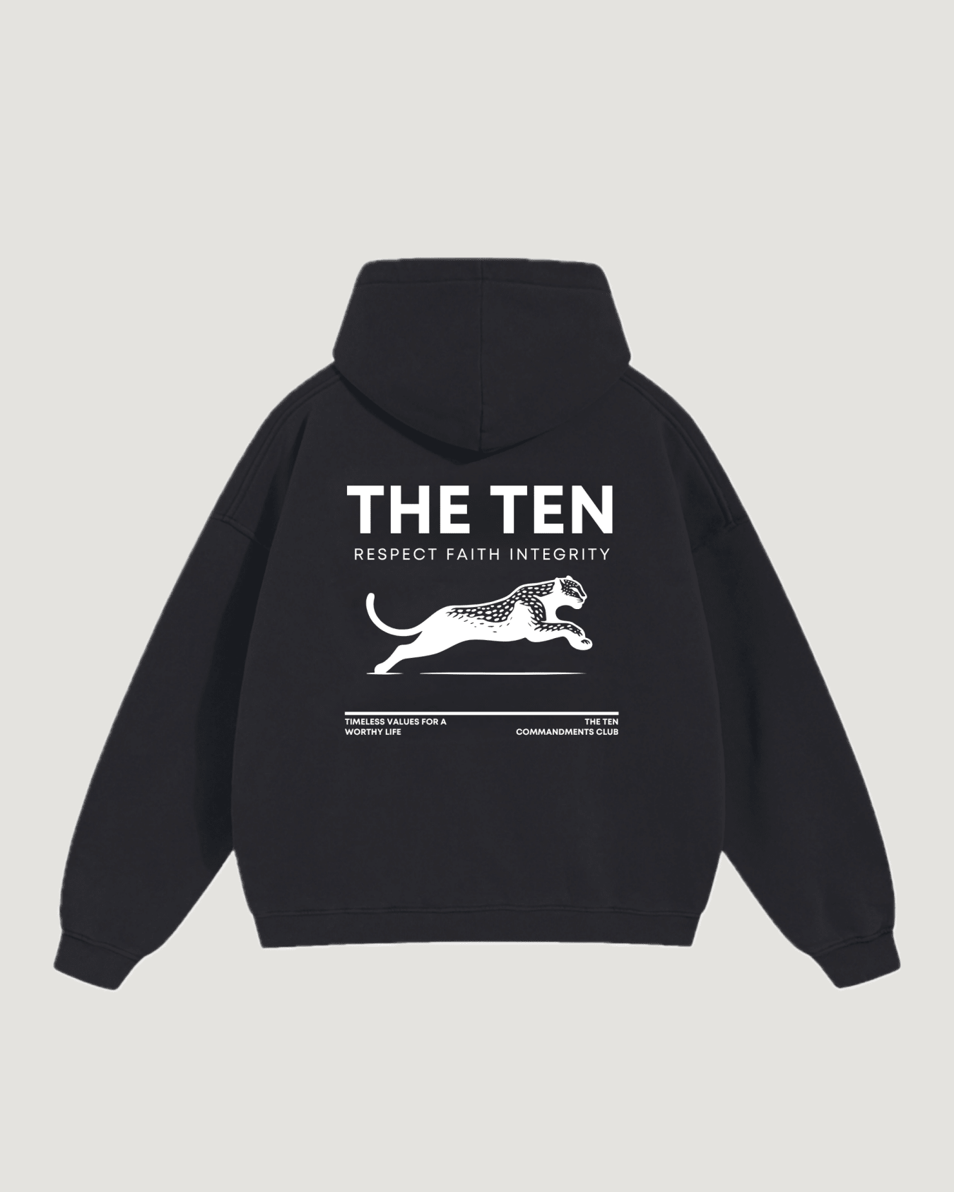 THE TEN LEOPARD HOODIE - COMMANDMENTS