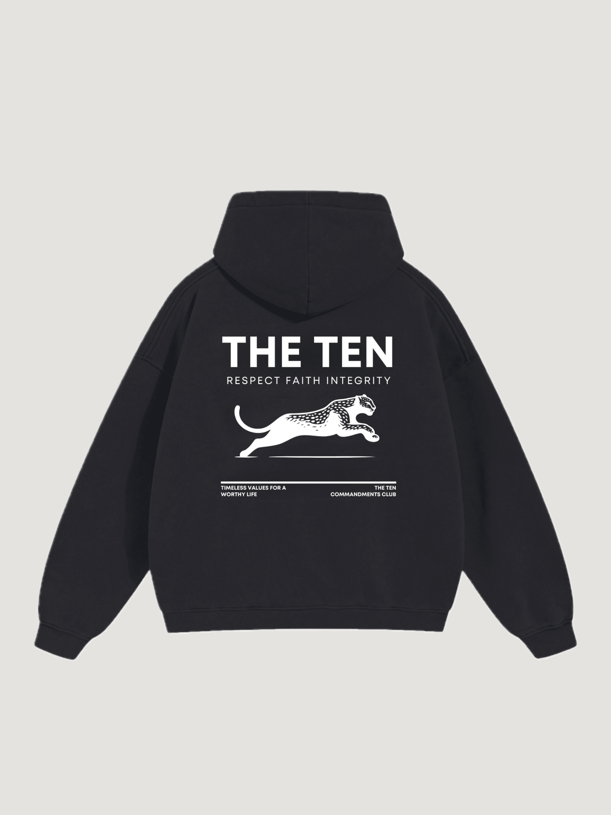 THE TEN LEOPARD HOODIE - COMMANDMENTS