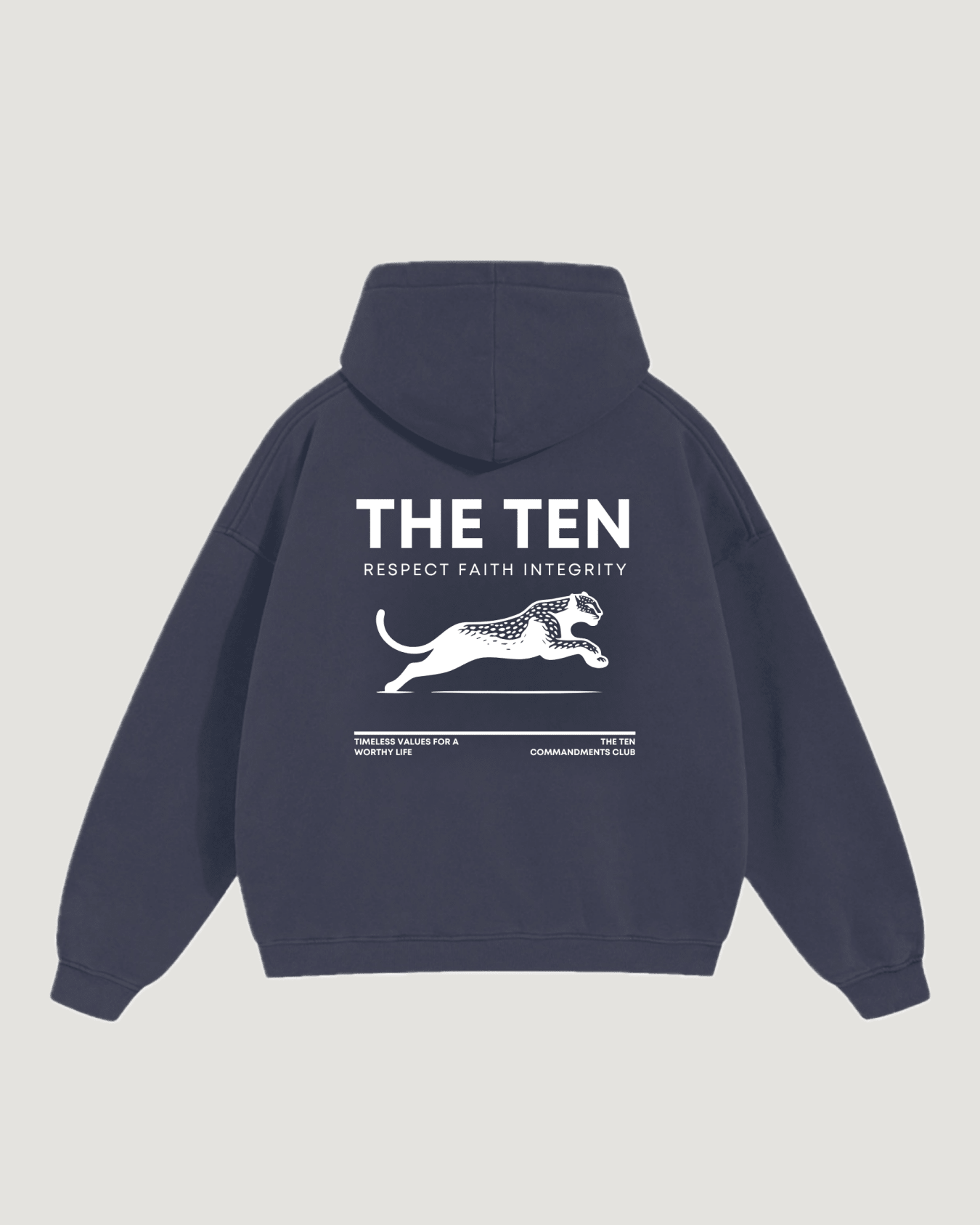 THE TEN LEOPARD HOODIE - COMMANDMENTS