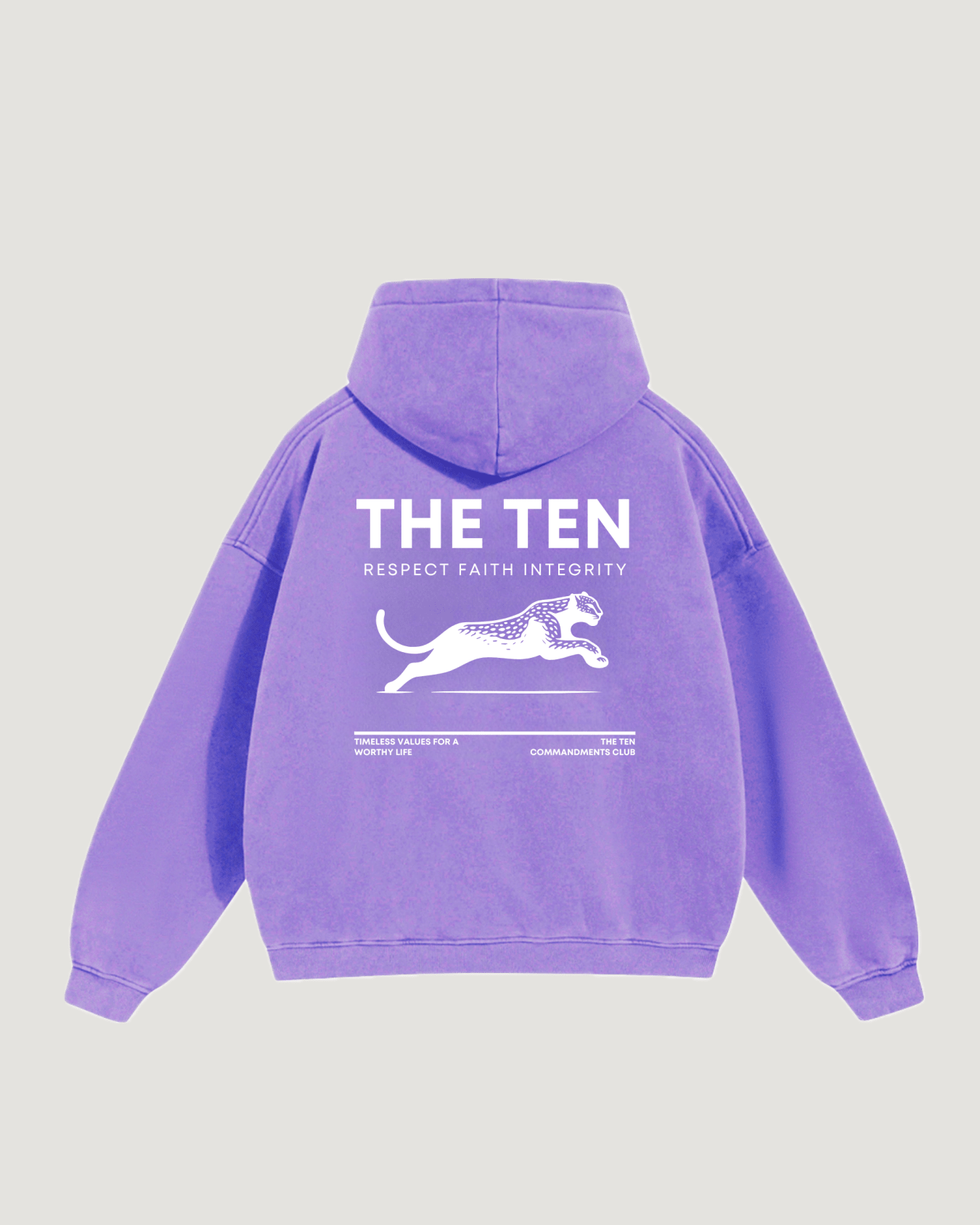 THE TEN LEOPARD HOODIE - COMMANDMENTS