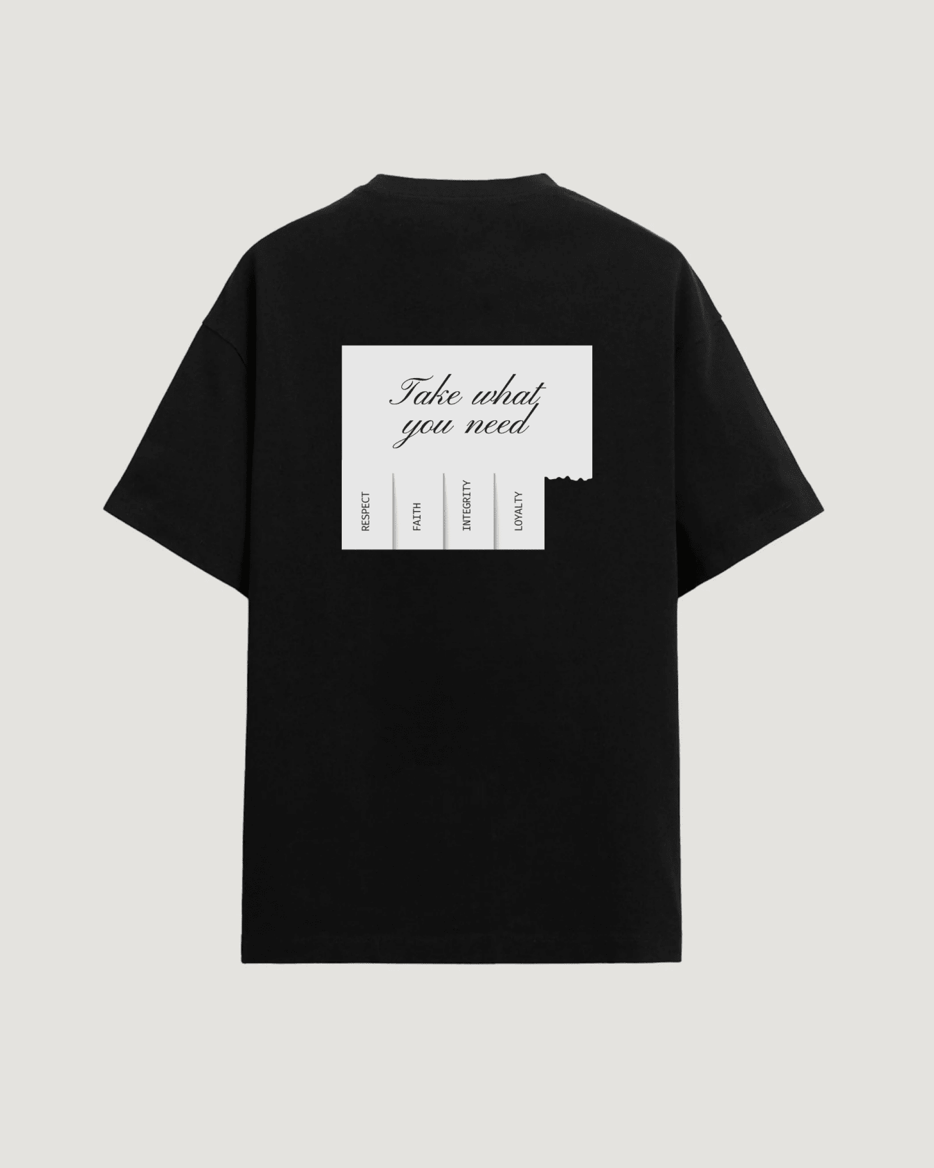 VALUES T - SHIRT - COMMANDMENTS