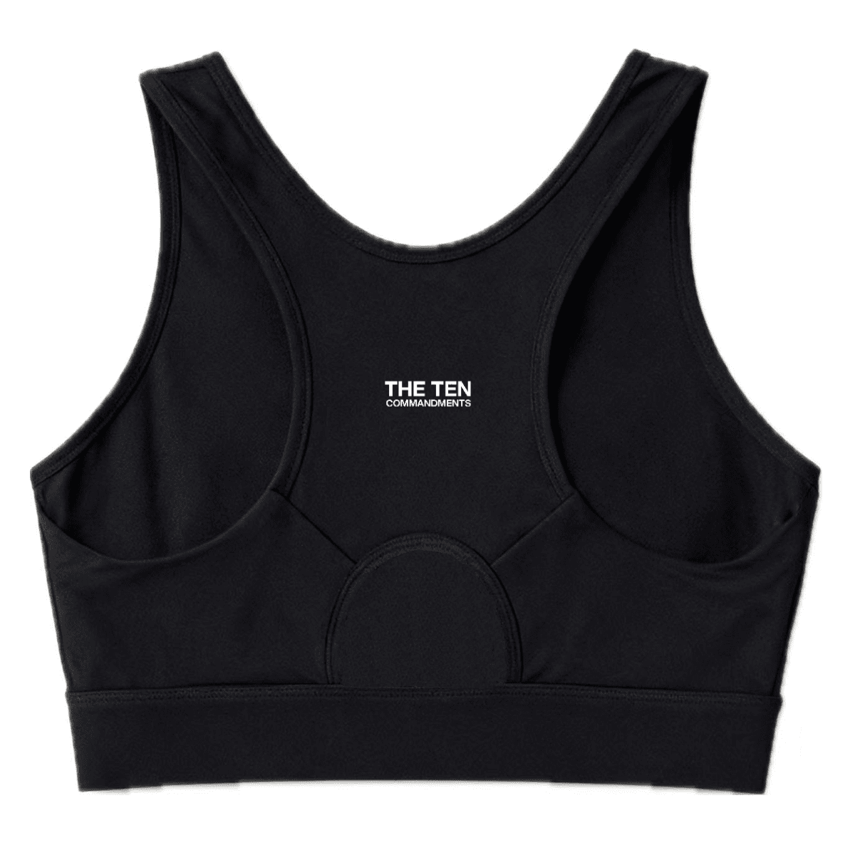 THE TEN SPORT CROP TOP - COMMANDMENTS