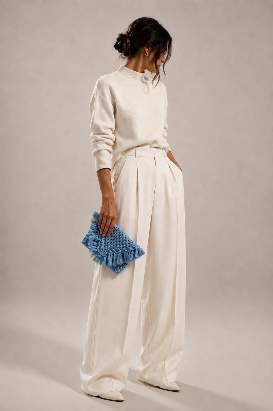 Aura Macrame Dusty Sky Blue