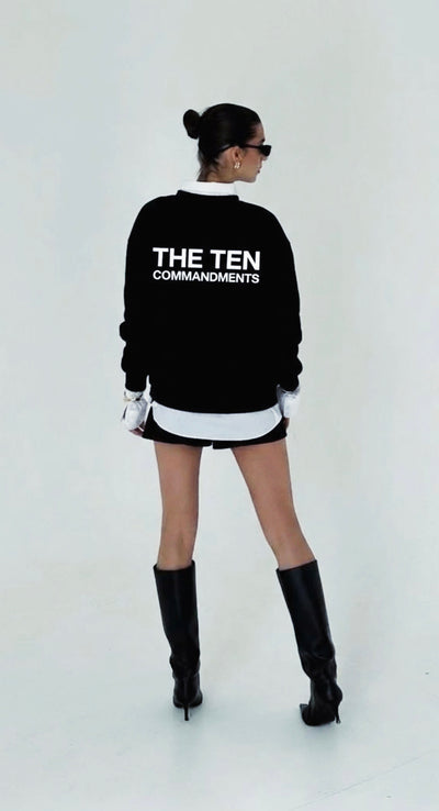 THE TEN COMMANDMENTS CLOTHING CREWNECKS