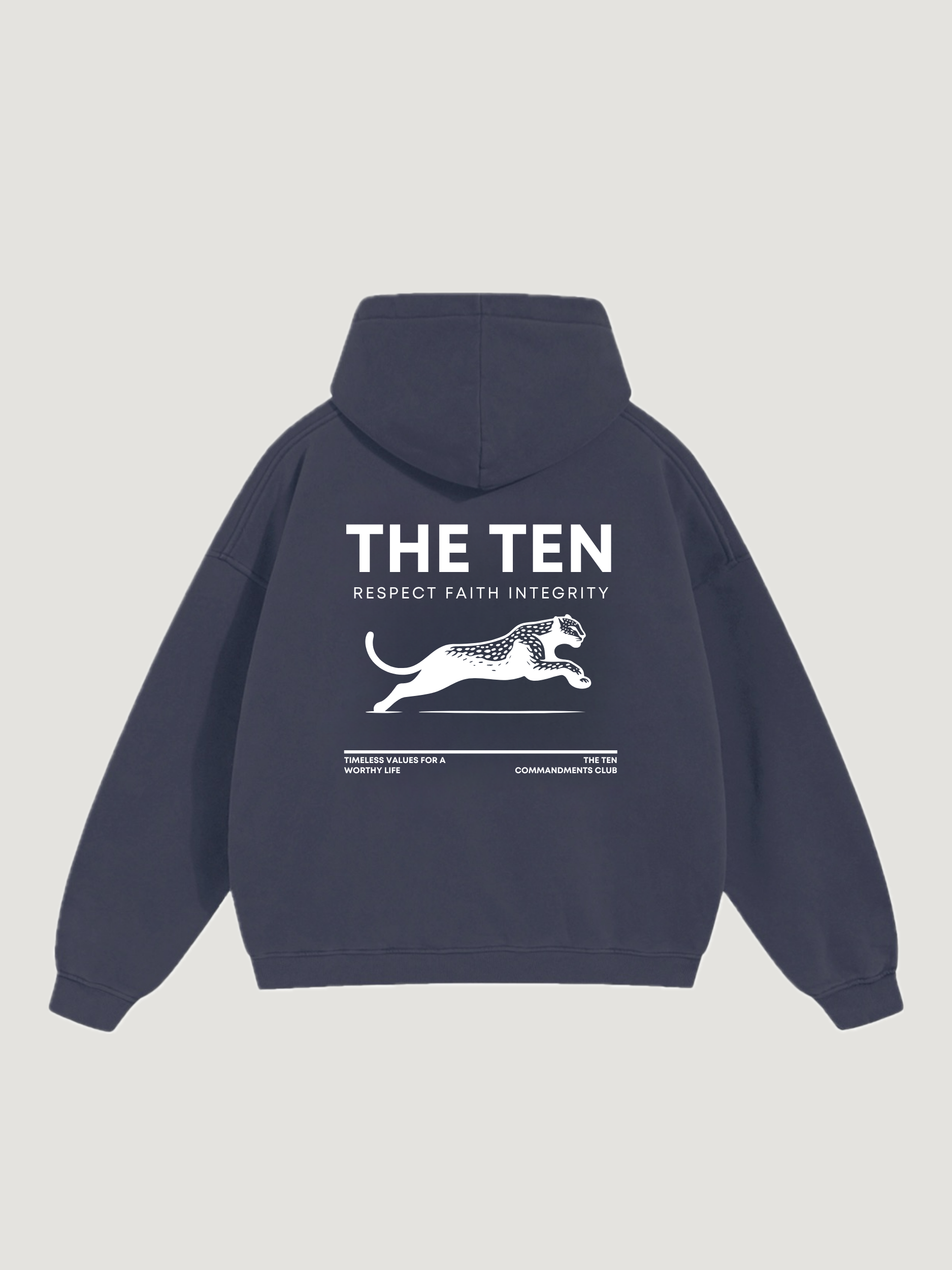 THE TEN LEOPARD HOODIE - COMMANDMENTS
