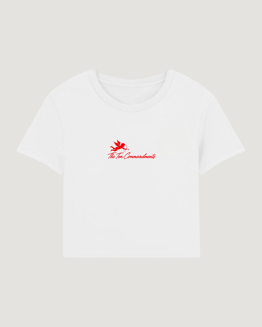 COMMANDMENTS CUPID CROP TOP