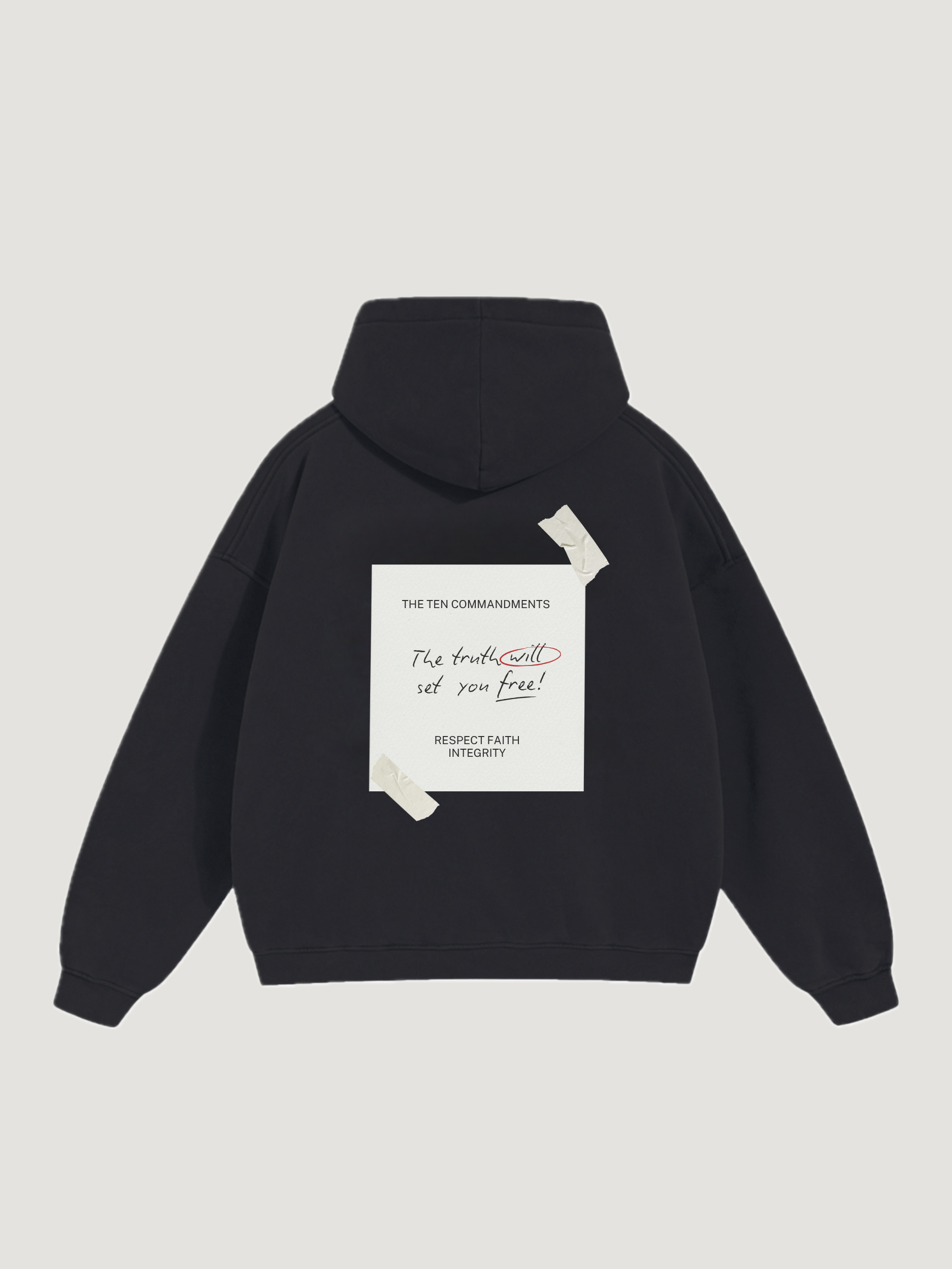 THE TRUTH HOODIE - COMMANDMENTS