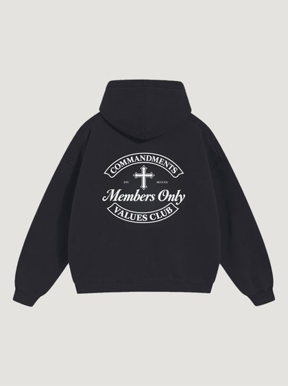 COMMANDMENTS VALUES CLUB HOODIE