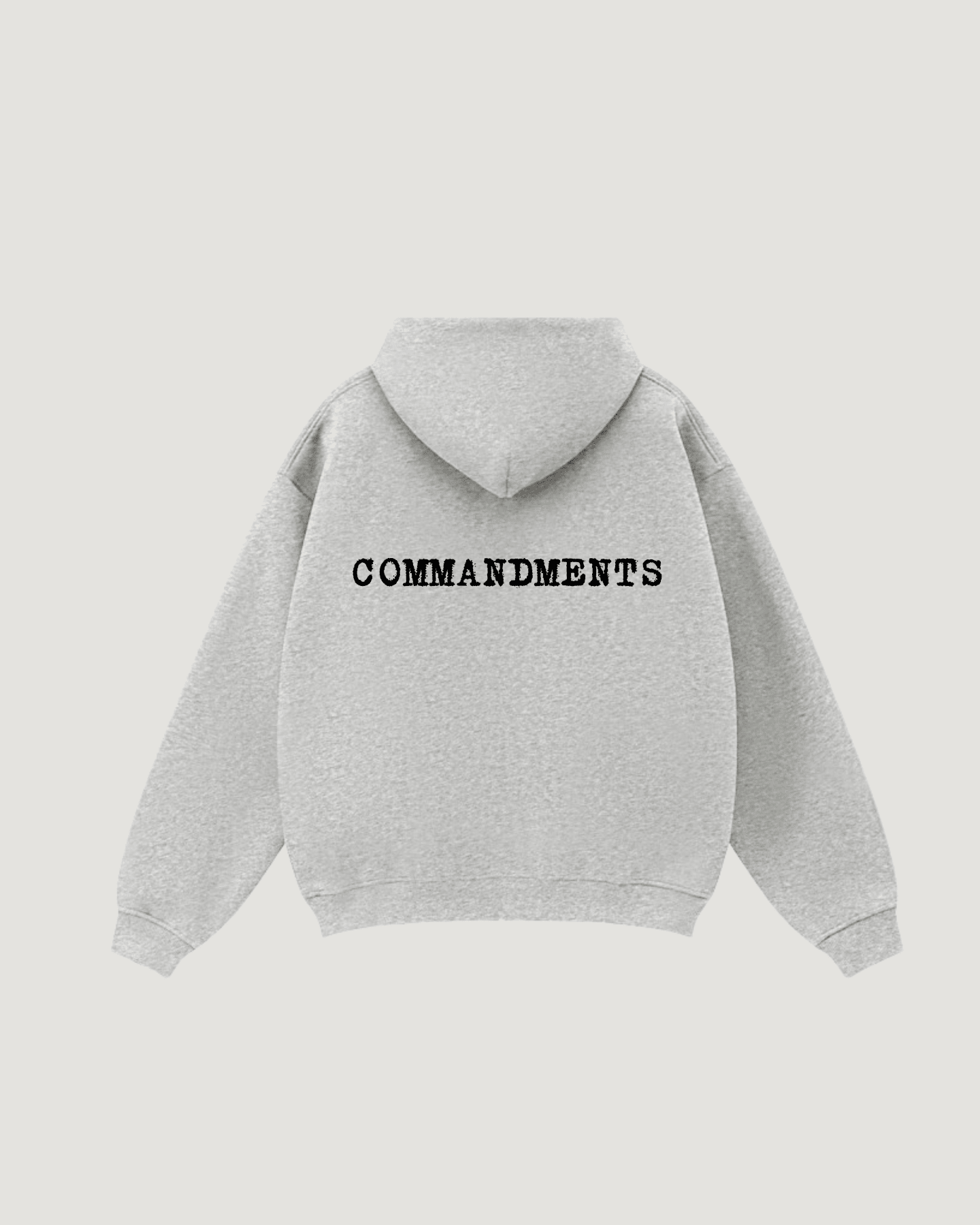 C - 10 HOODIE - COMMANDMENTS