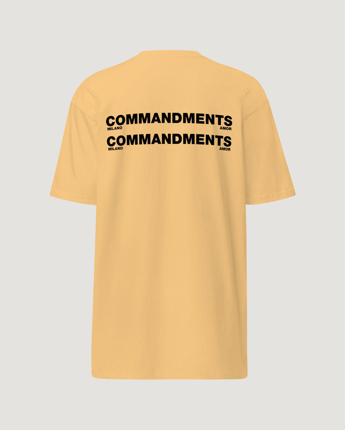 COMMANDMENTS LOGO T-SHIRT