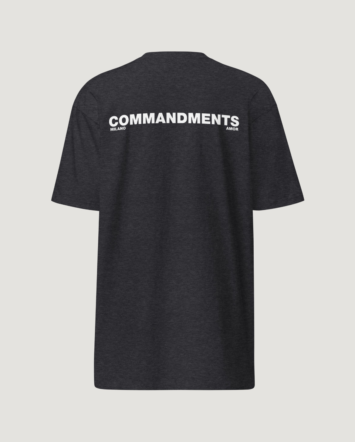 COMMANDMENTS LOGO T-SHIRT