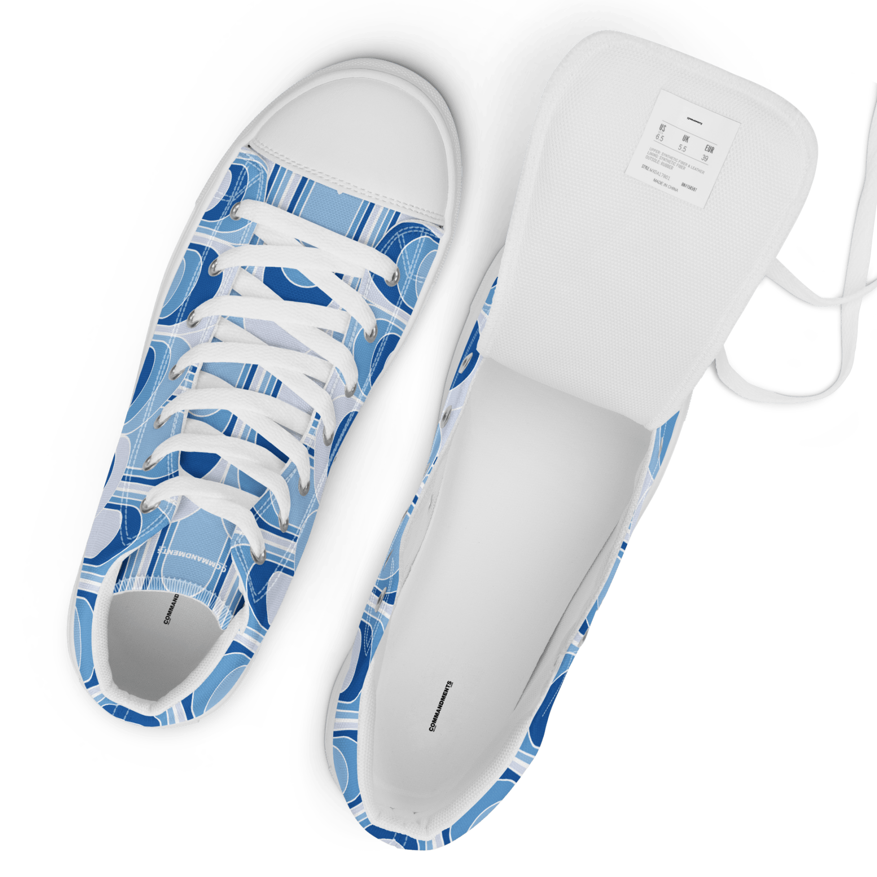 COMMANDMENTS SKY BLUE SNEAKER - COMMANDMENTS