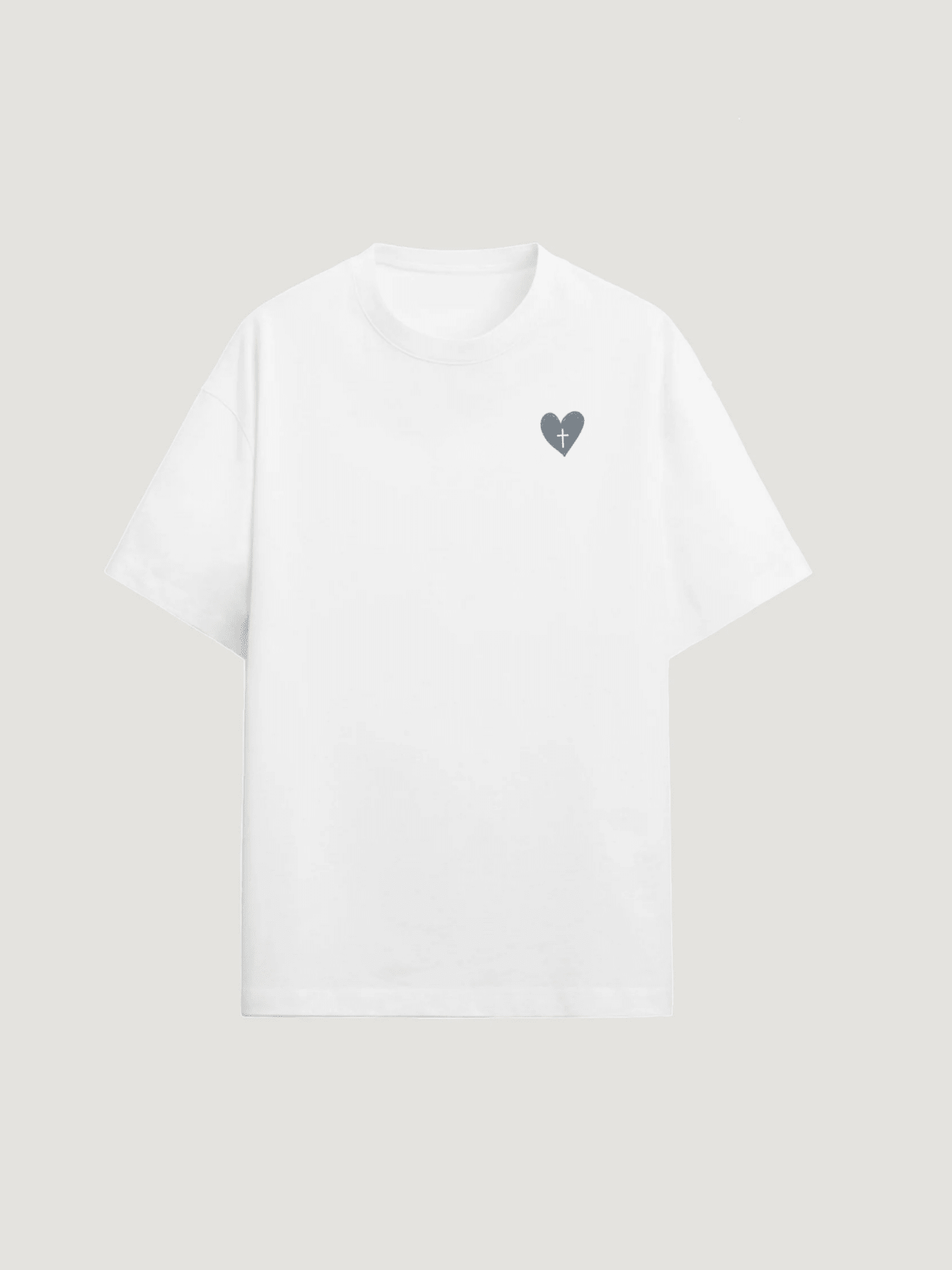 HEART CROSS T - SHIRT - COMMANDMENTS