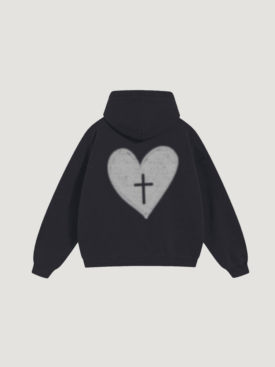 HEART X CROSS HOODIE