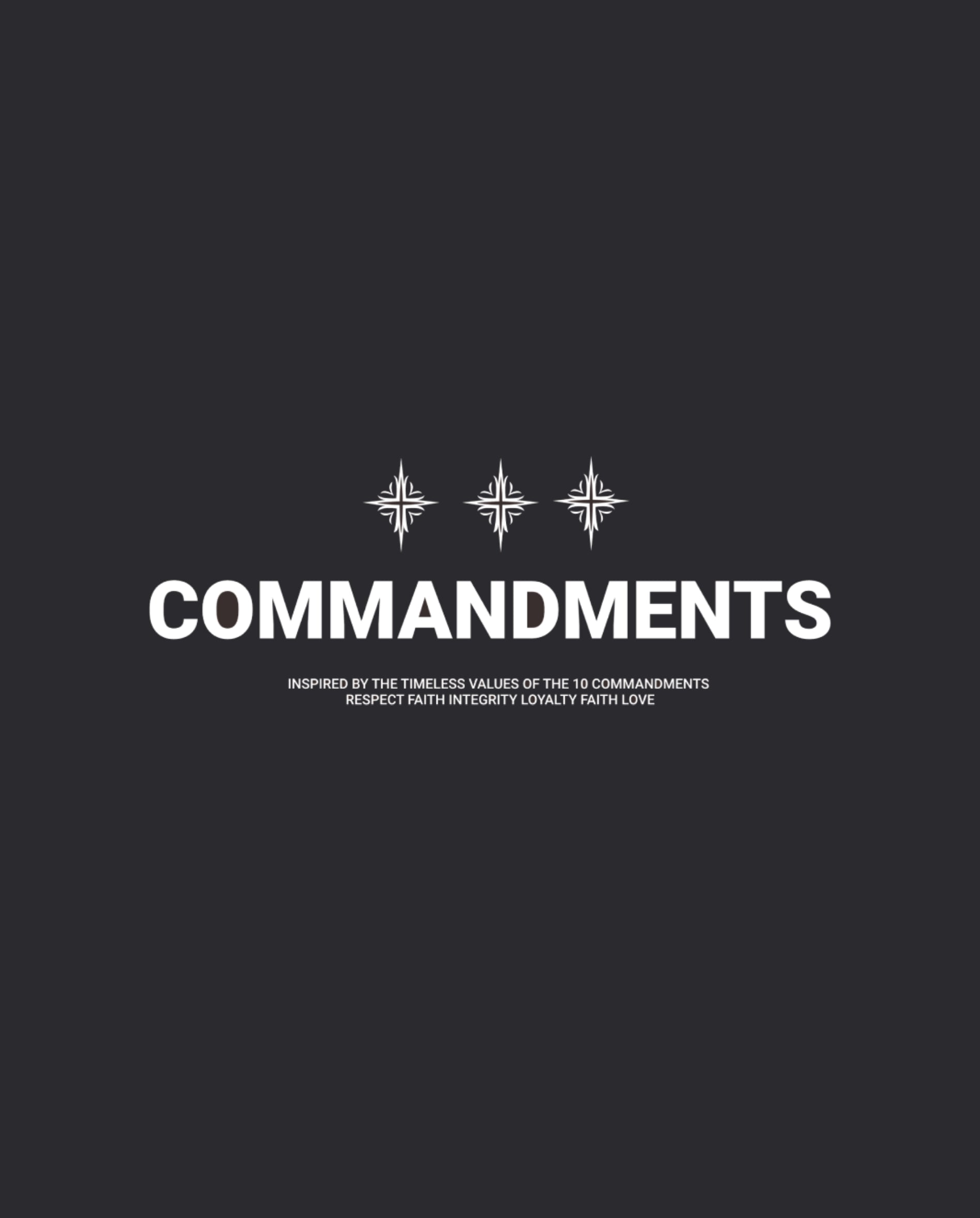 COMMANDMENTS HOODIE - COMMANDMENTS