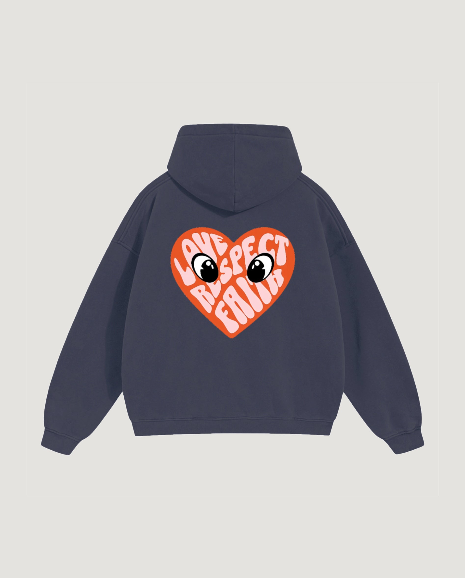 LOVE RESPECT HEART HOODIE - COMMANDMENTS