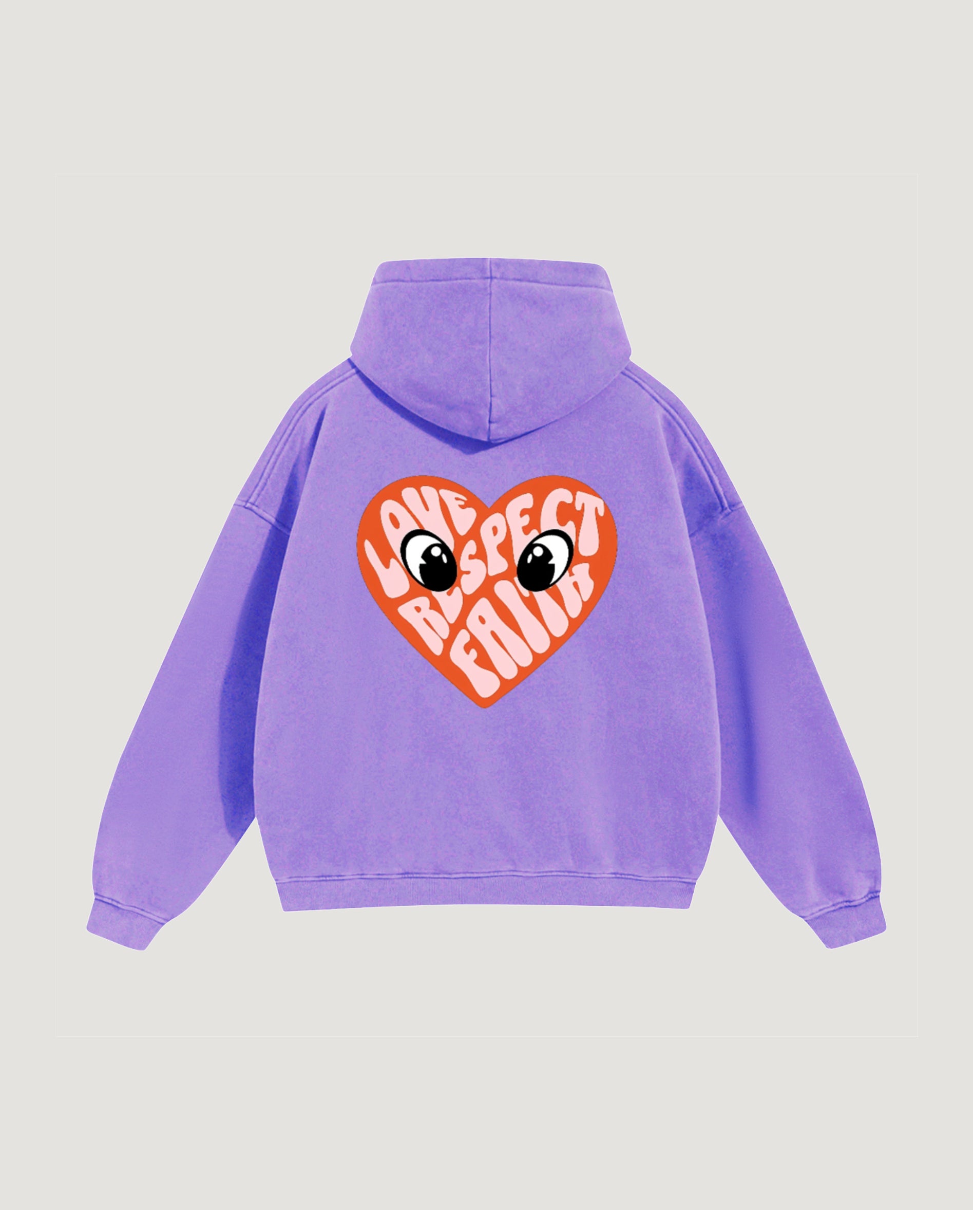 LOVE RESPECT HEART HOODIE - COMMANDMENTS