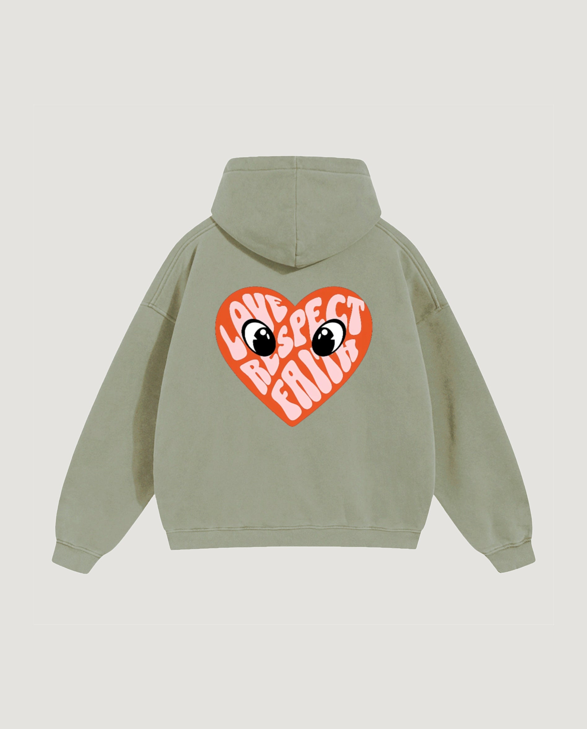 LOVE RESPECT HEART HOODIE - COMMANDMENTS