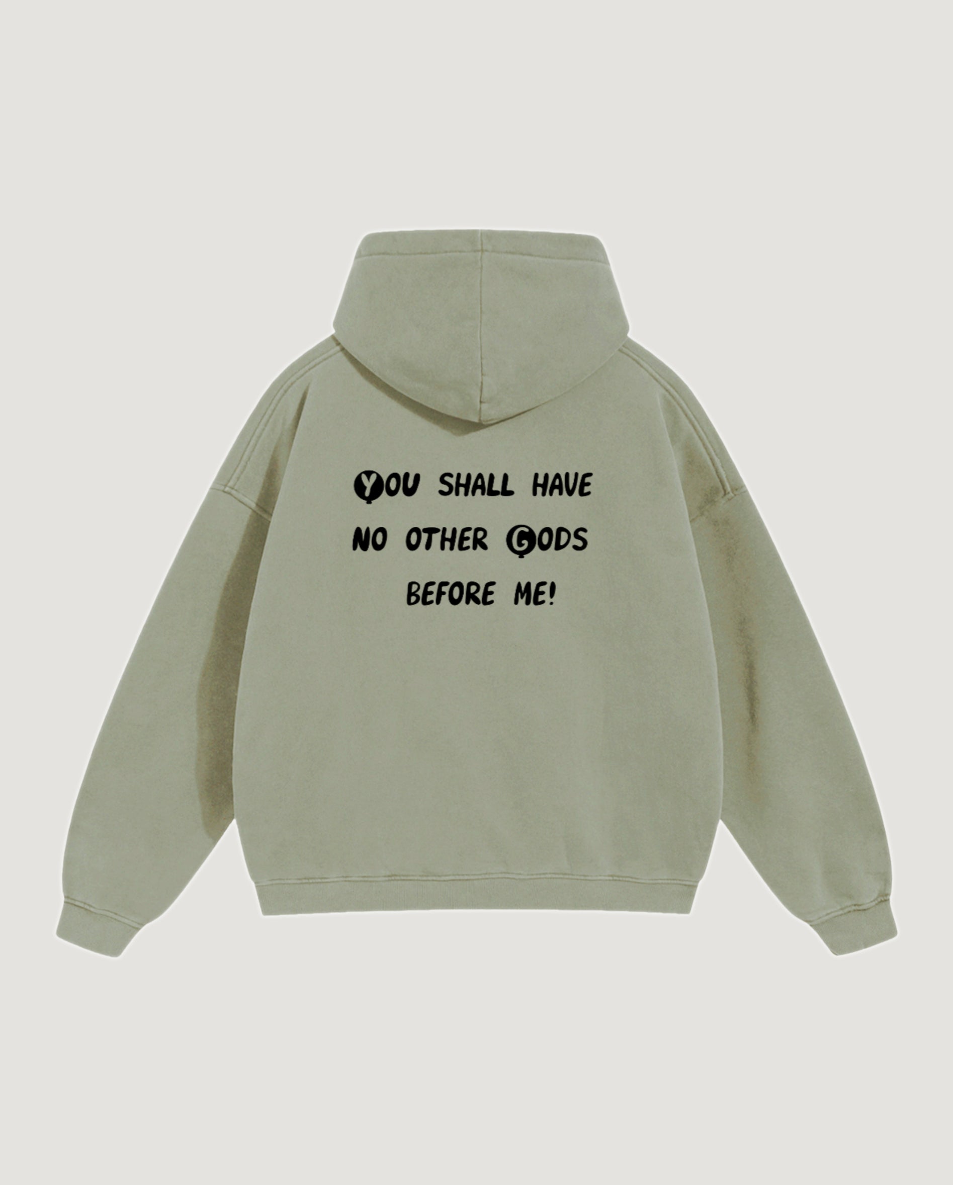 NO OTHER GODS HOODIE - COMMANDMENTS
