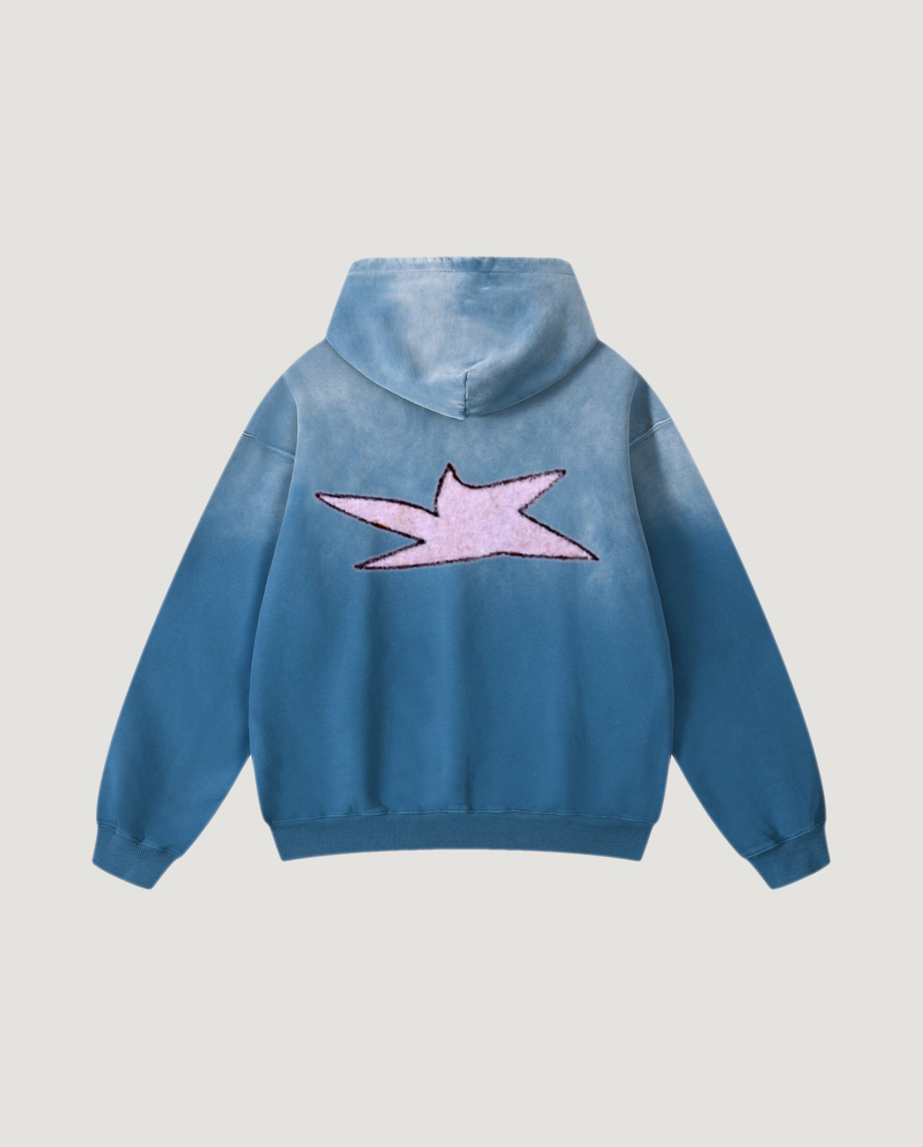 STAR GRADED HOODIE - COMMANDMENTS