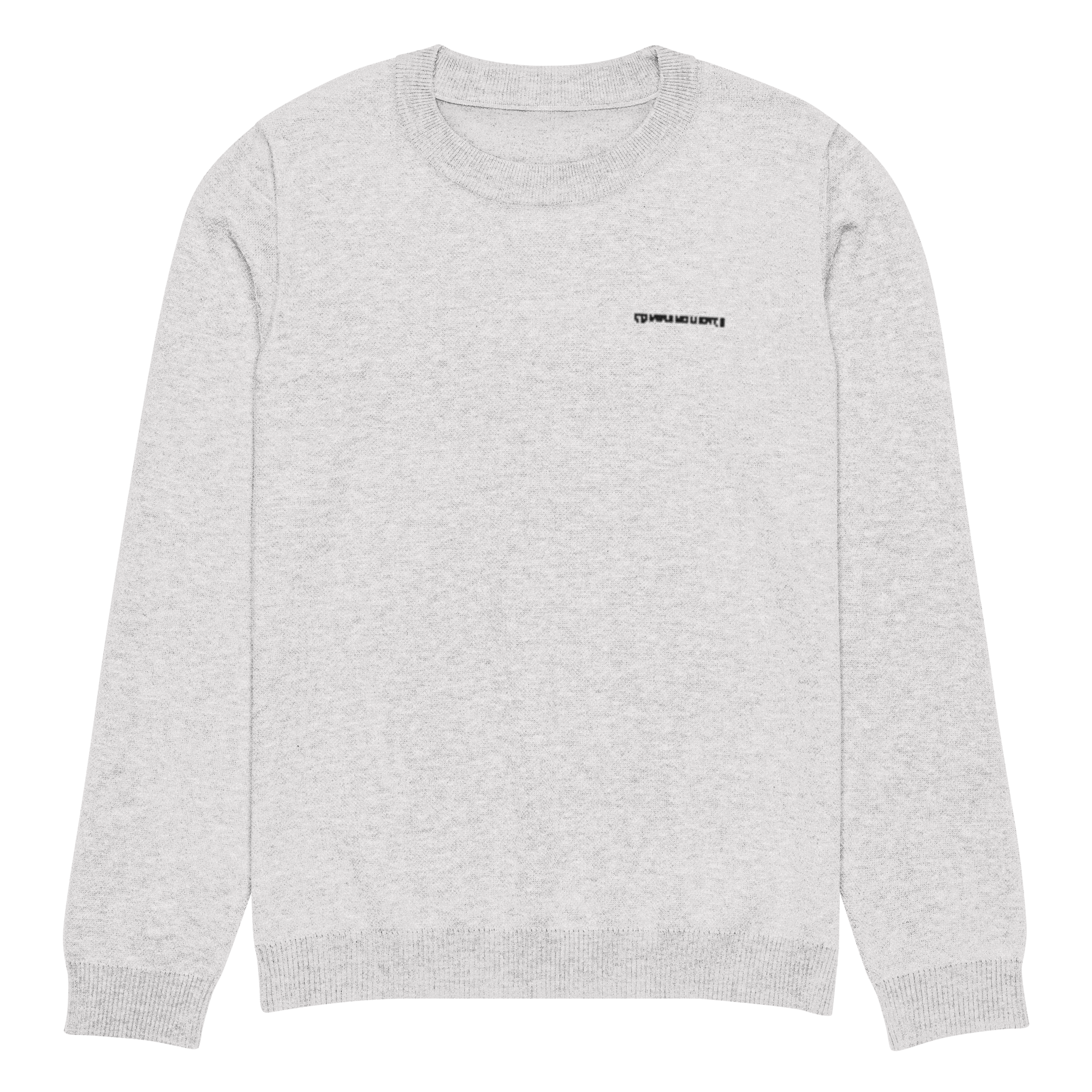 KNITTED LOVE CREWNECK - 2XS