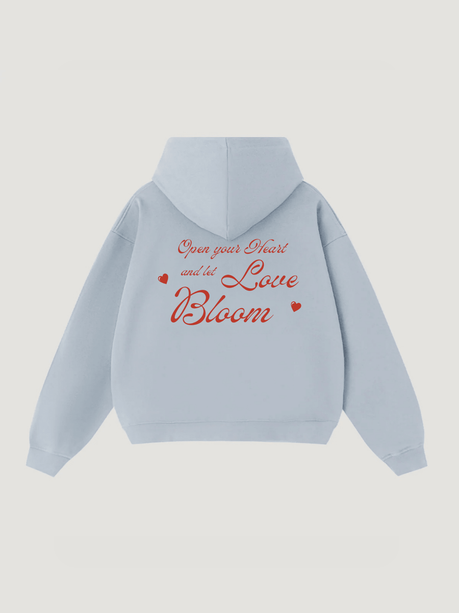 SUDADERA CON CAPUCHA LOVE &amp; BLOOM