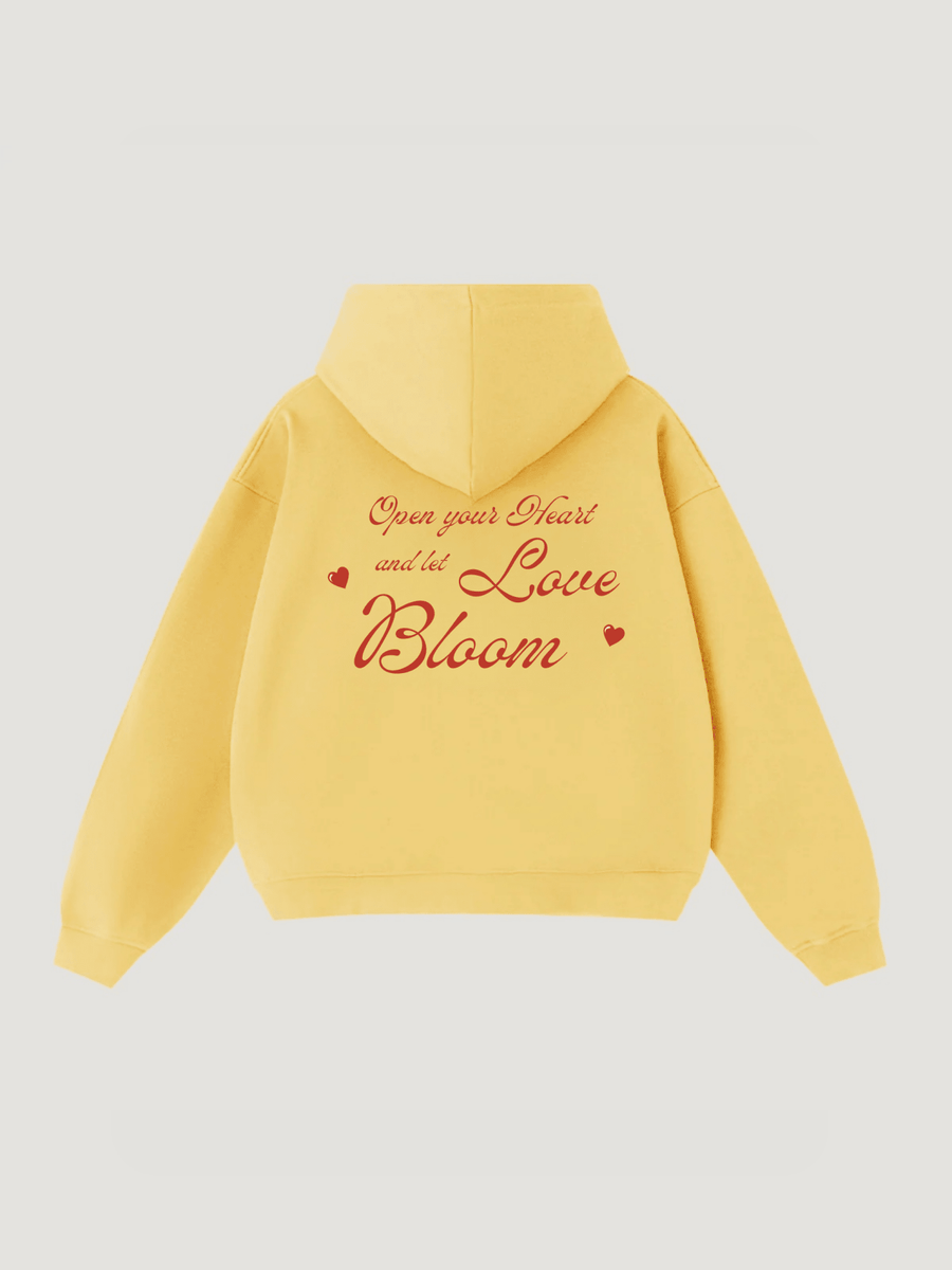 SUDADERA CON CAPUCHA LOVE &amp; BLOOM